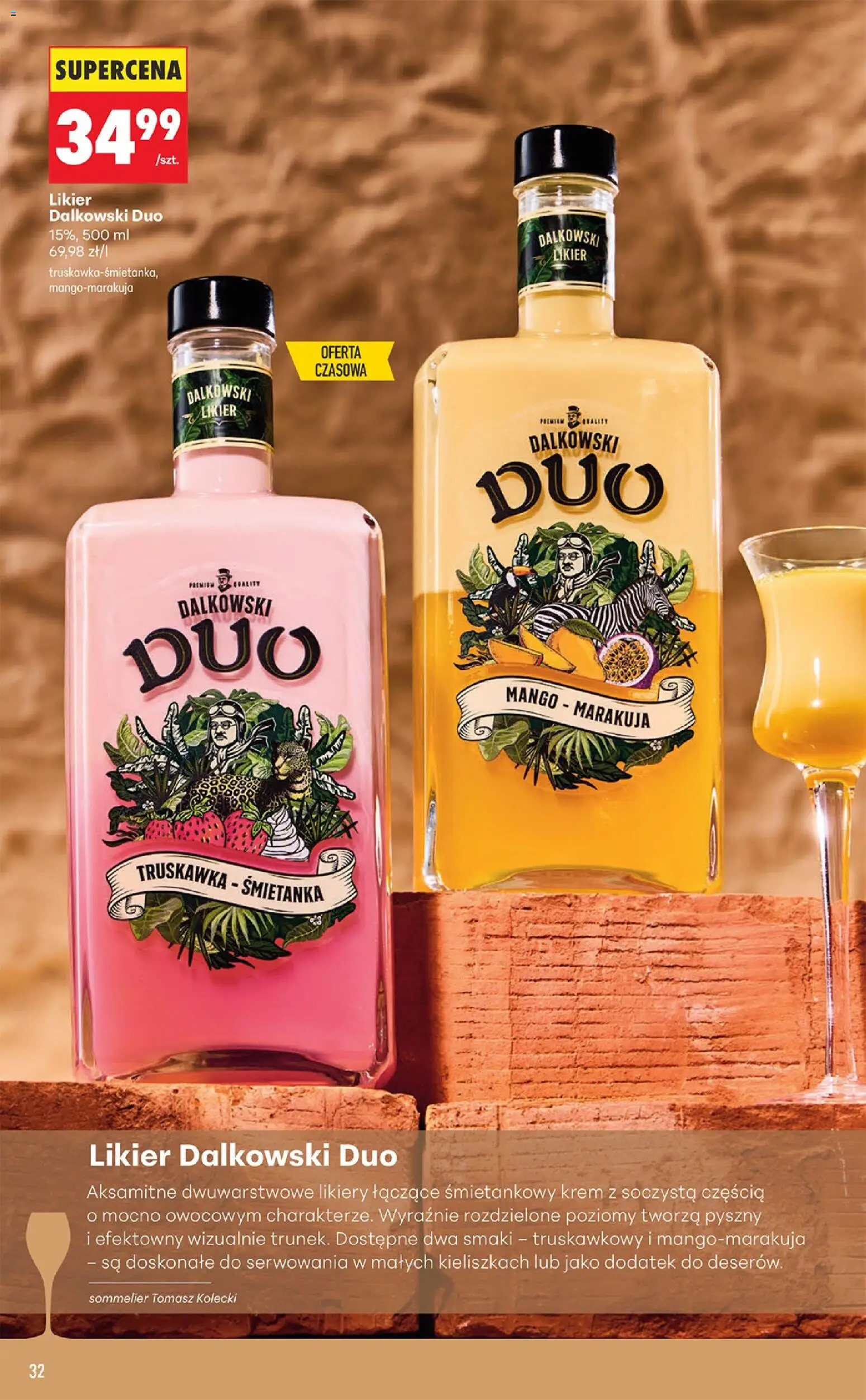 Biedronka gazetka - Czas na toast od 07.09.2026 | Strona: 32 | Produkty: Mango, Marakuja, Krem