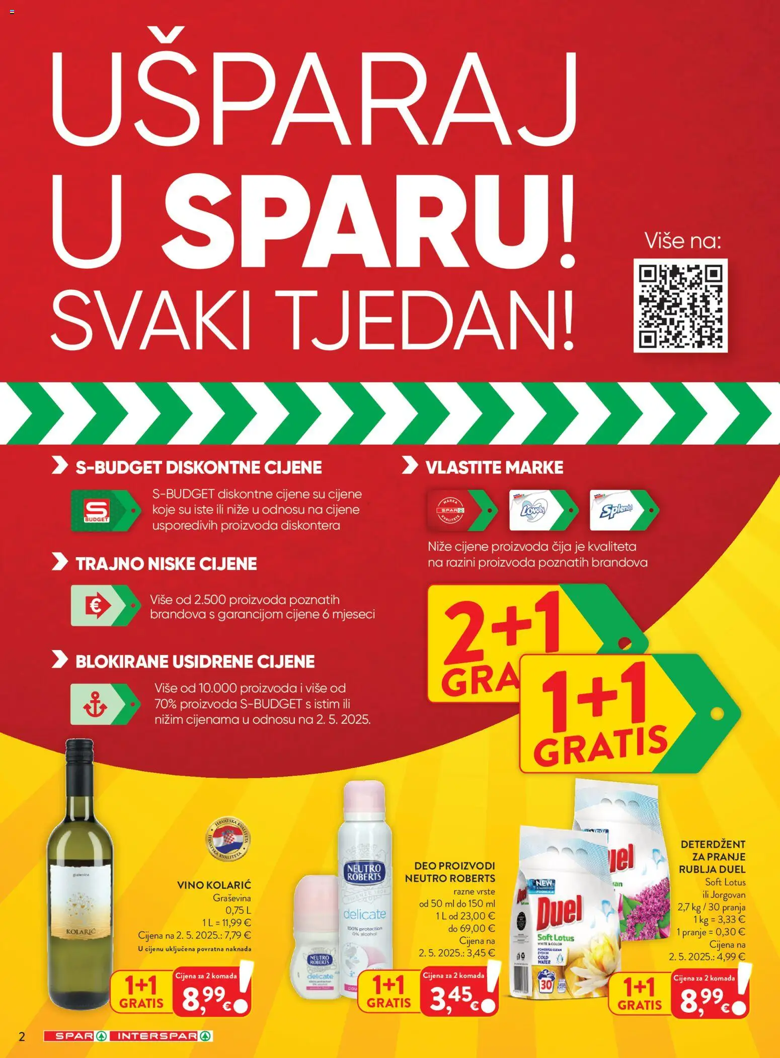 Interspar katalog | vrijedi od 02.09.2026 | Stranica: 2 | Proizvodi: Vino, Deterdžent