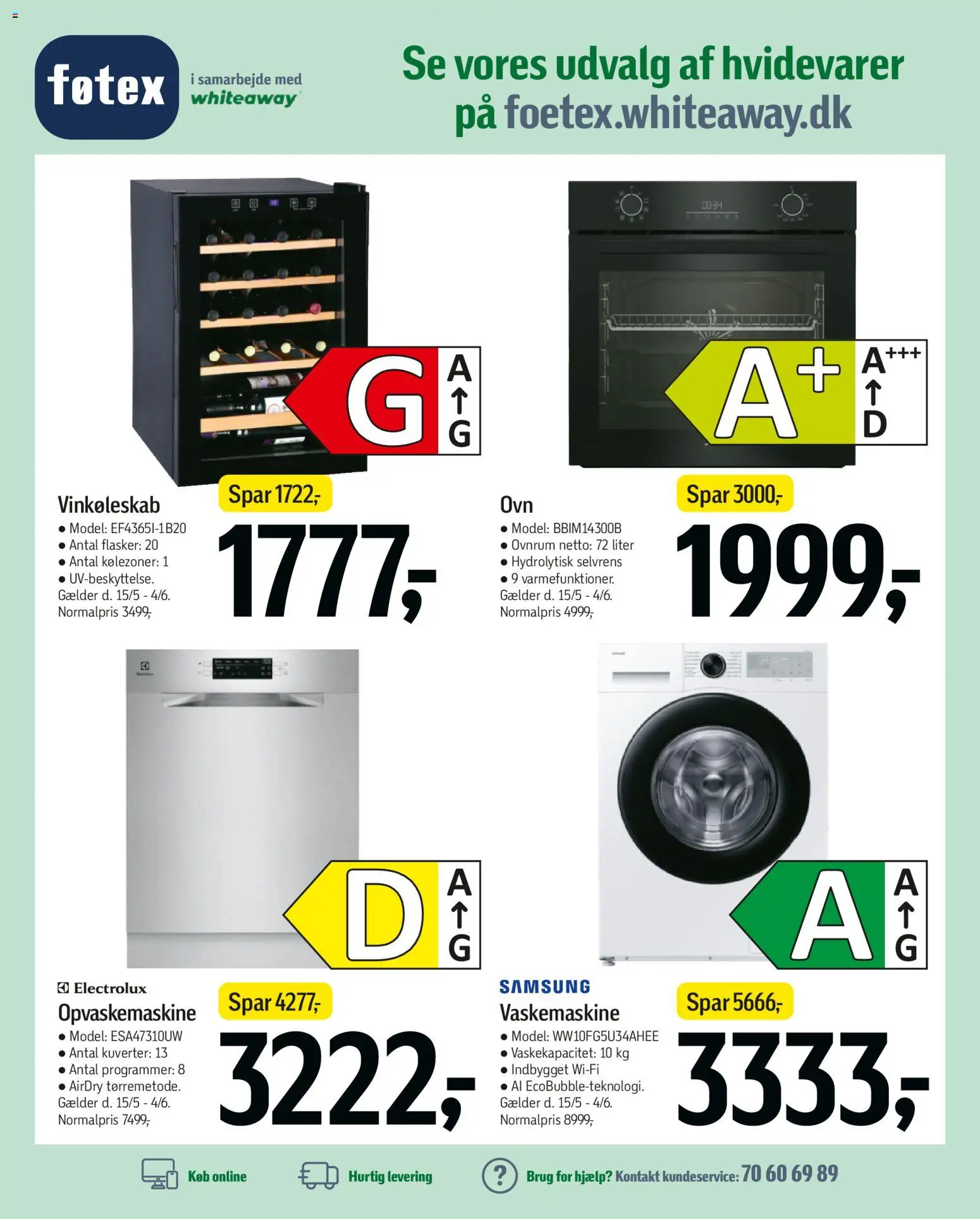 Føtex tilbudsavis – gyldig fra 29.05.2026 | Side: 84 | Produkter: Vaskemaskine, Opvaskemaskine
