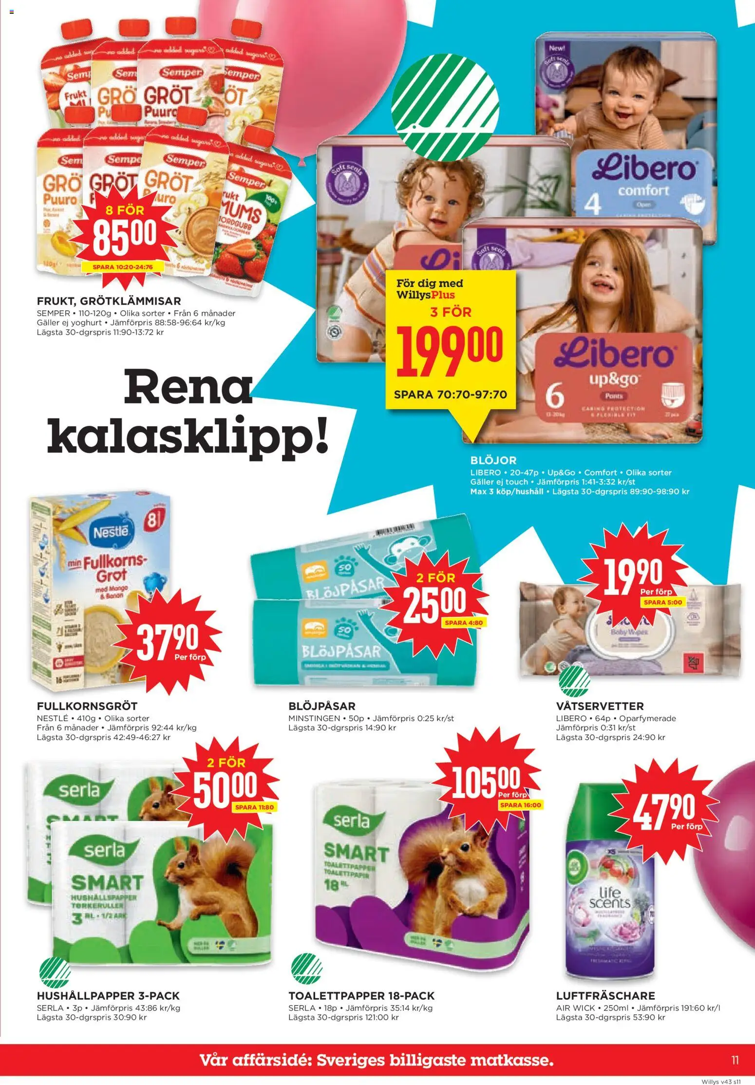 Willys reklamblad aktuell från 19/10/2026 | Sida: 11