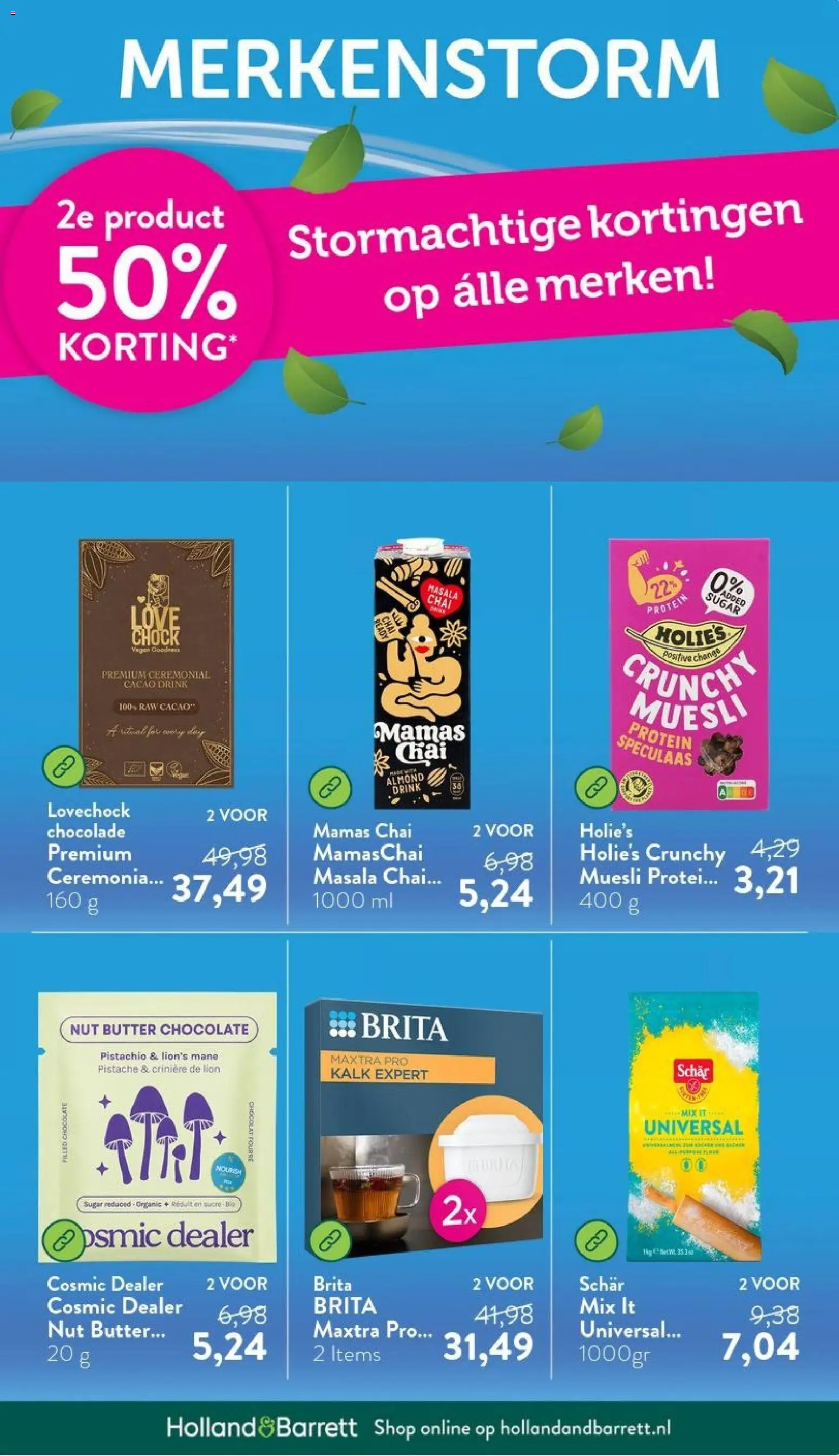 {H1} | Pagina: 13 | Producten: Chocolade, Cacao, Muesli