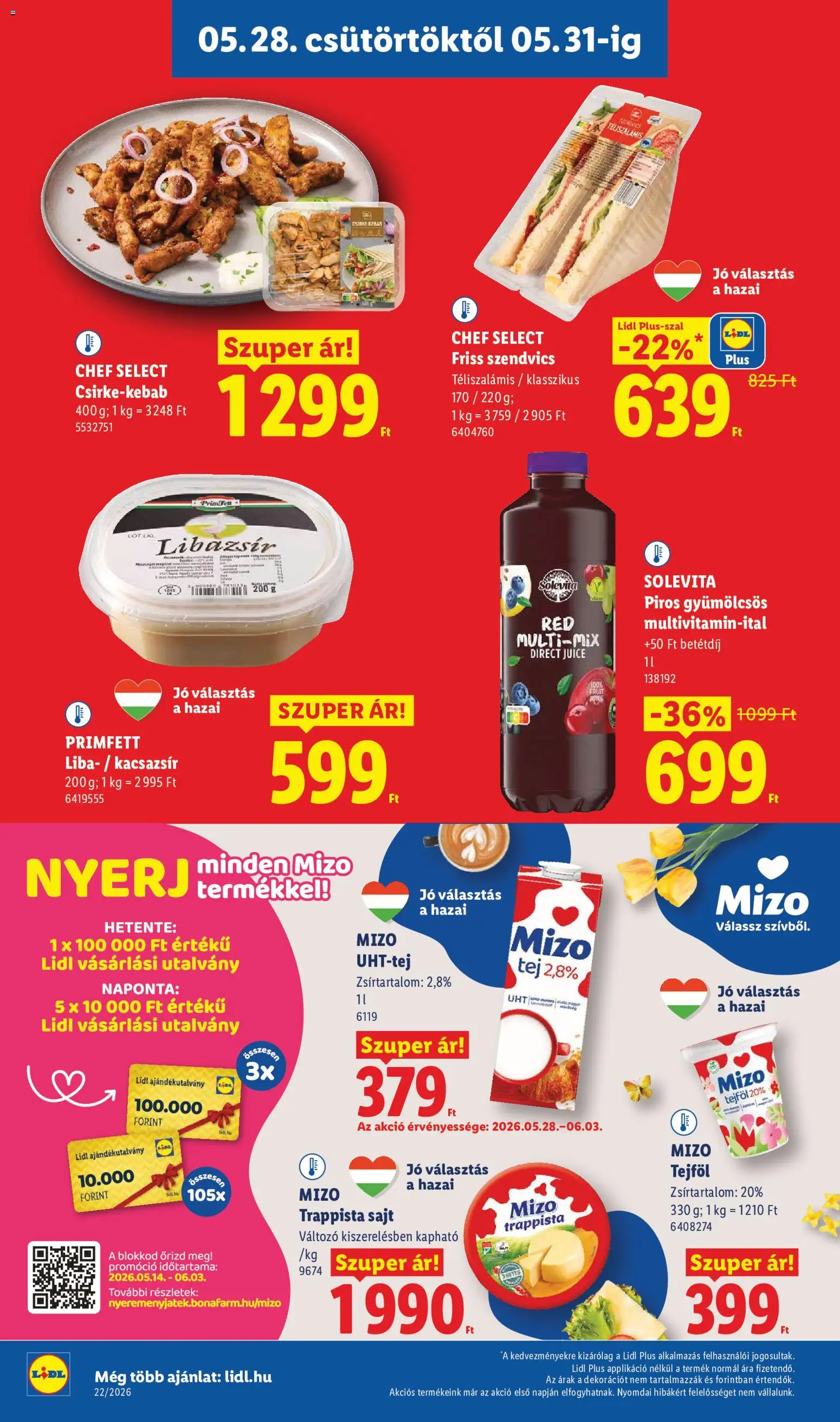 Lidl akciós ujság - amely érvényes a következő dátumtól: 28.05.2026 | Oldal: 12
