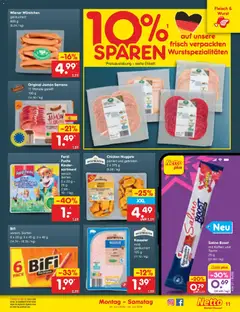 Netto Marken-Discount Prospekt ab 29.06.2026 gültig | Seite: 15 | Produkte: Wiener wurstchen, Bifi, Wurst, Fleisch