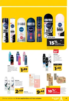 Vista previa Alimerka folleto Asturias válido desde el 24/09/2026 | Página: 45 | Productos: Desodorante, Aceite