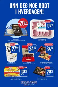 Forhåndsvisning av Rema 1000 kundeavis gyldig fra 31/08/2026 | Side: 19 | Produkter: Ost, Vanilje, Skyr, Svinekoteletter