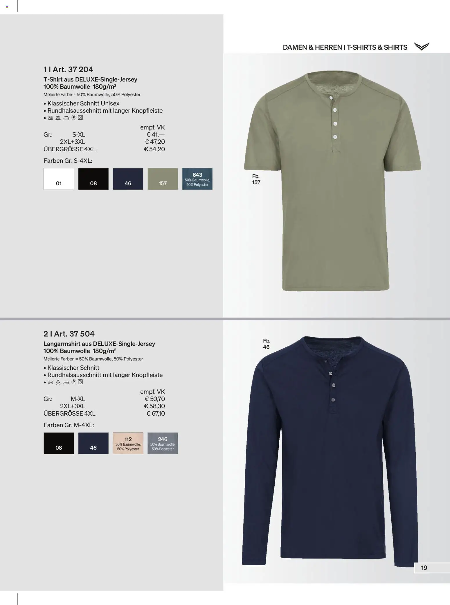 Trigema Prospekt – gültig ab 01.02.2026 | Seite: 19 | Produkte: Langarmshirt