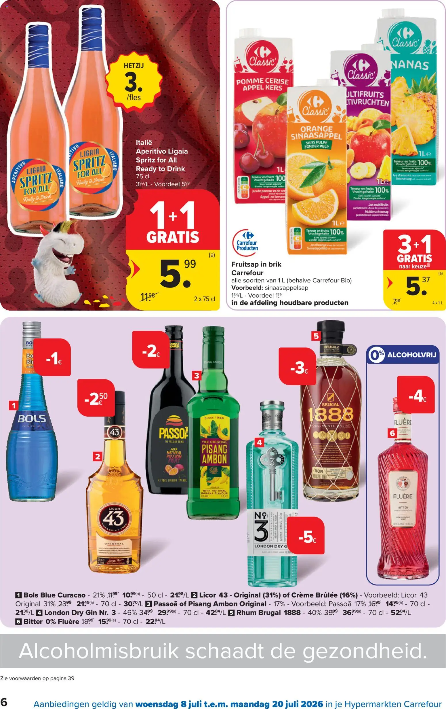 {H1} | Pagina: 6 | Producten: Gin, Fruit, Appel, Crème