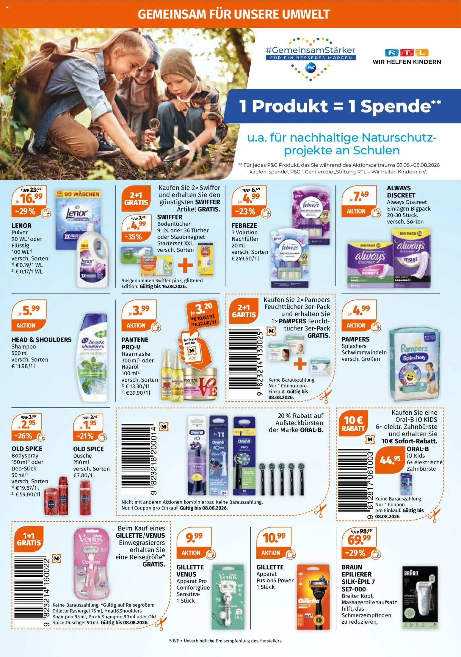 Müller Prospekt – gültig ab 03.08.2026 | Seite: 12 | Produkte: Dusche, Haarmaske, Haaröl, Swiffer