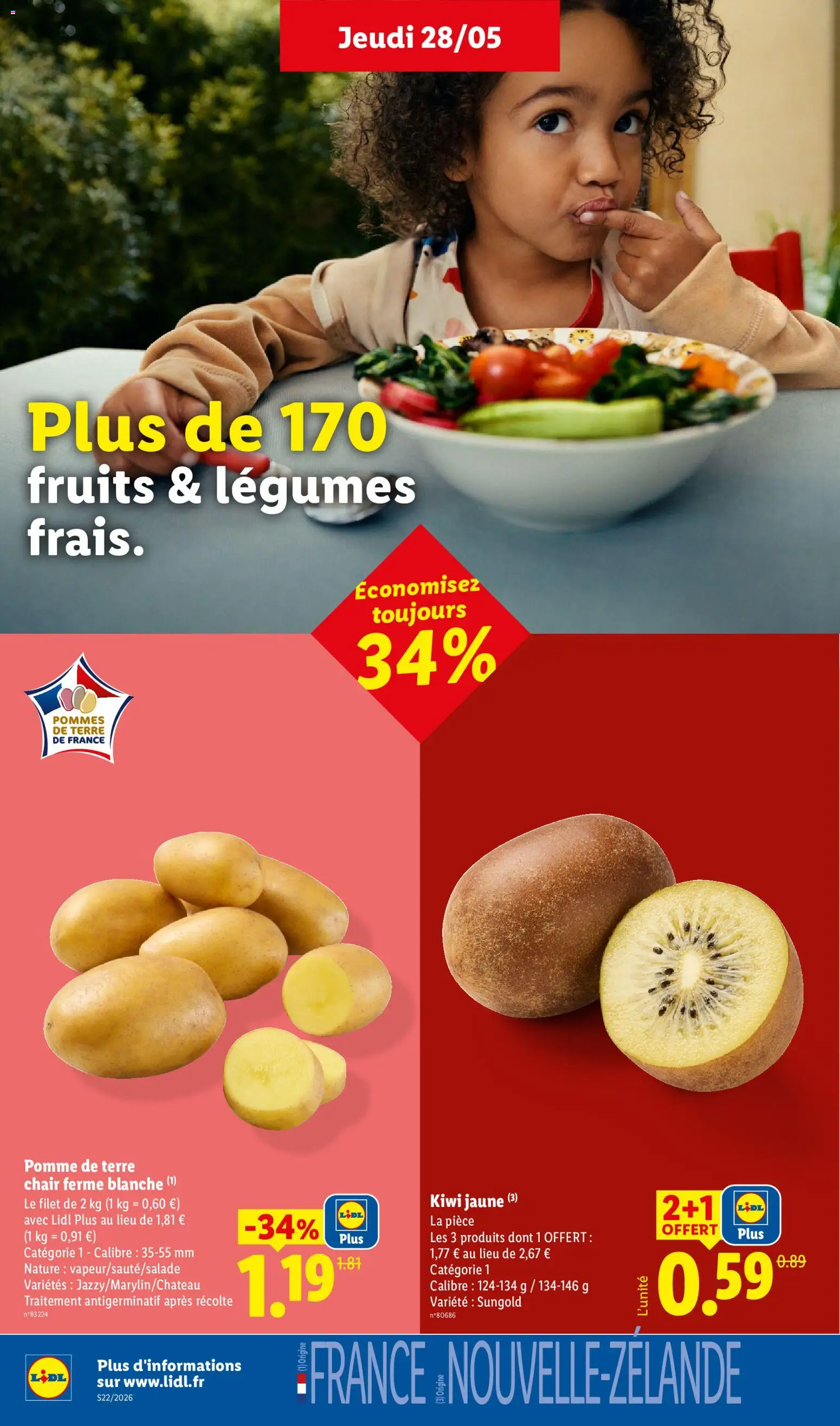{H1} | Page: 2 | Produits: Pomme de terre, Pommes, Kiwi, Pommes de terre