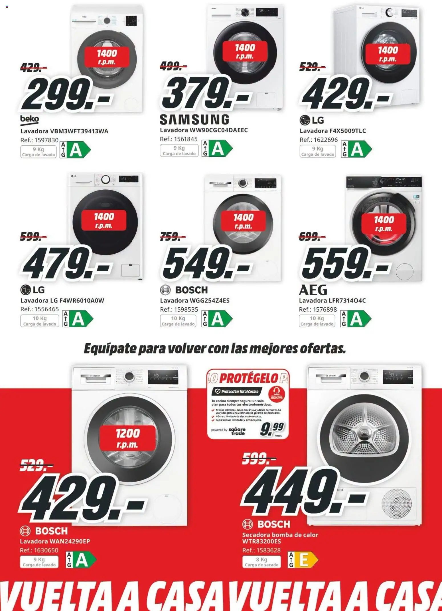 Media Markt folleto │ válido desde el 17/09/2026 | Página: 16 | Productos: Lavadora, Secadora, Cocina