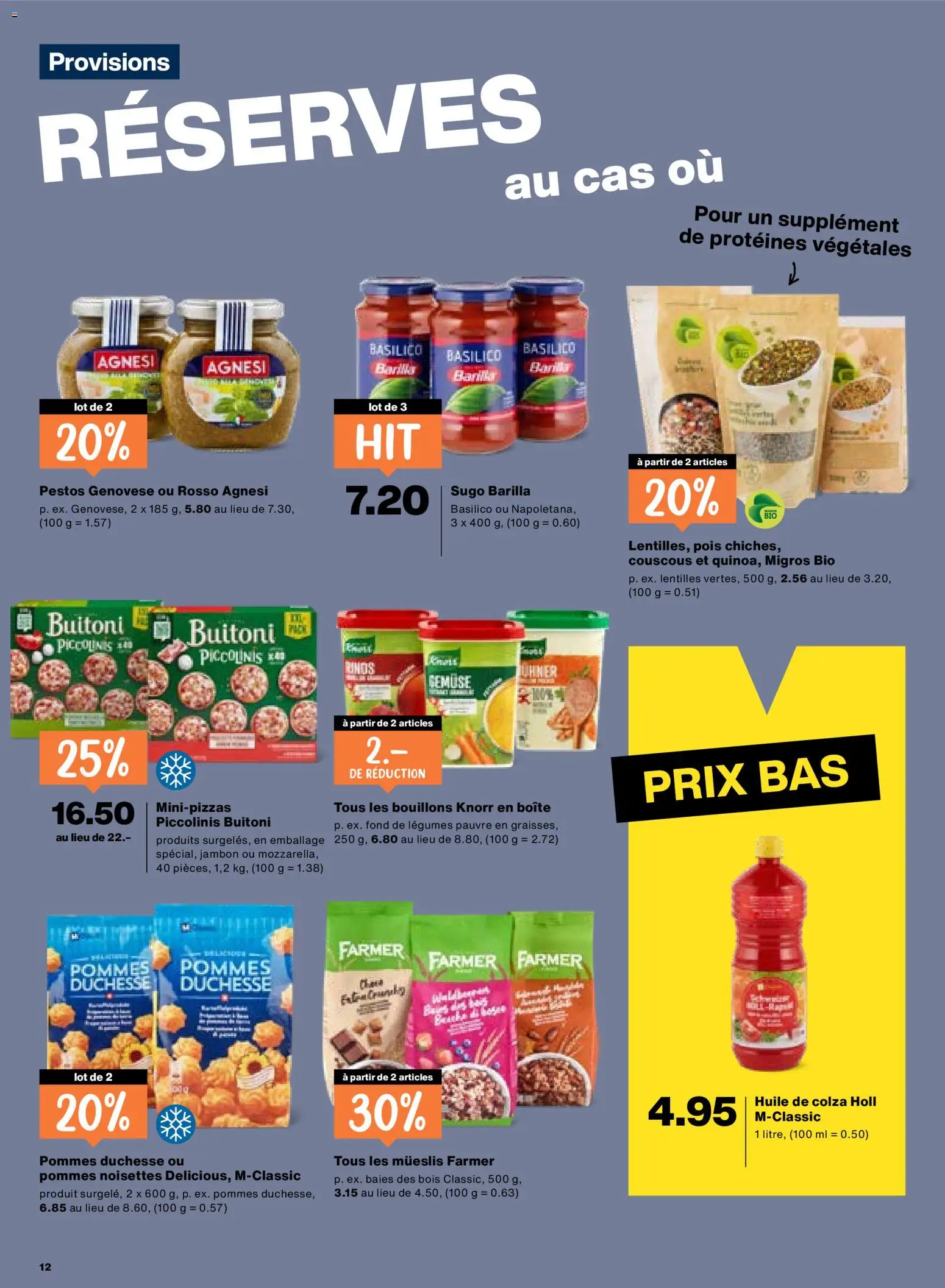 Migros aktionen FR – gültig ab 13.08.2026 | Seite: 12 | Produkte: Barilla, Gemüse