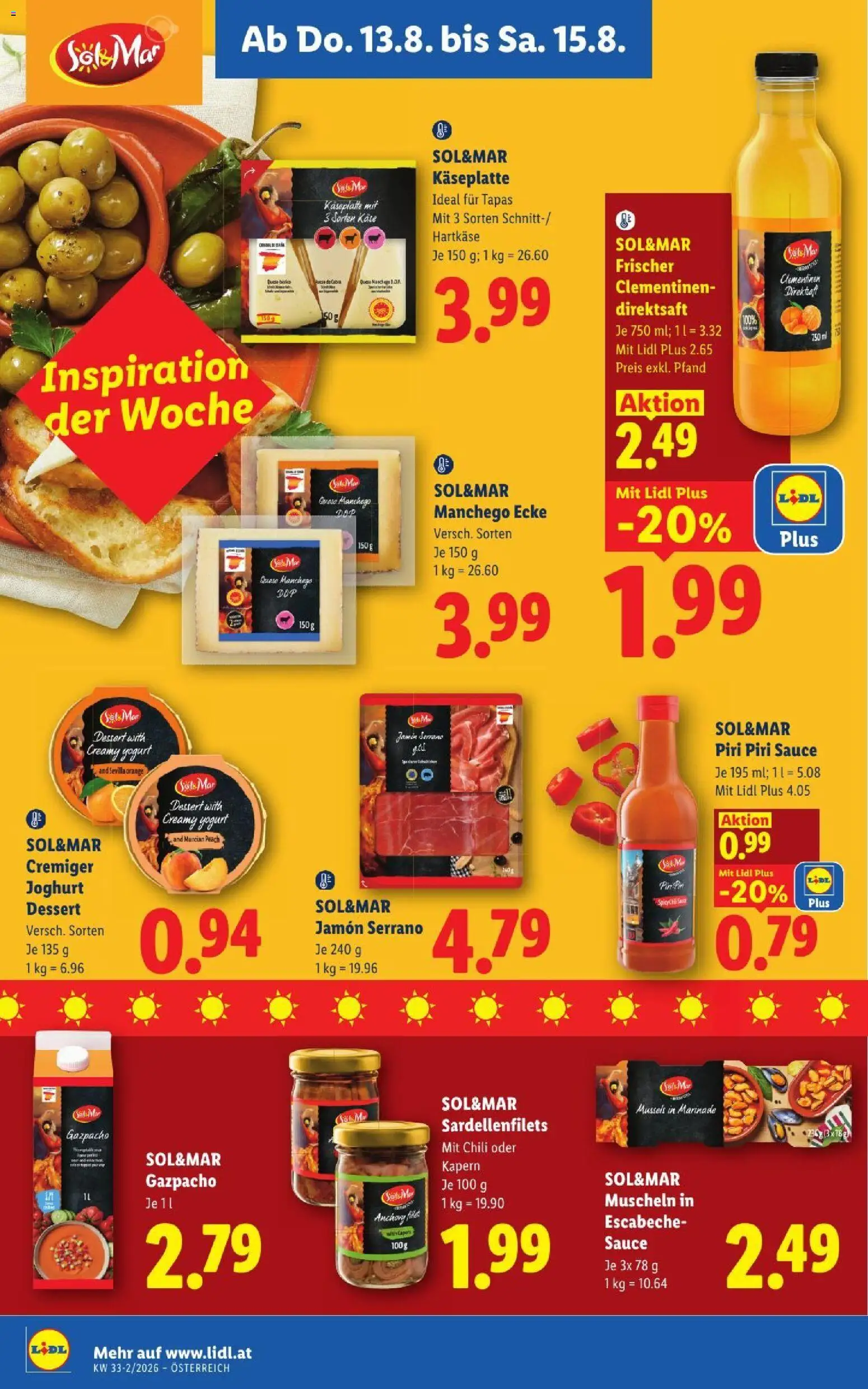 Lidl - Flugblatt gültig ab 13.08.2026 | Seite: 14 | Produkte: Chili, Joghurt