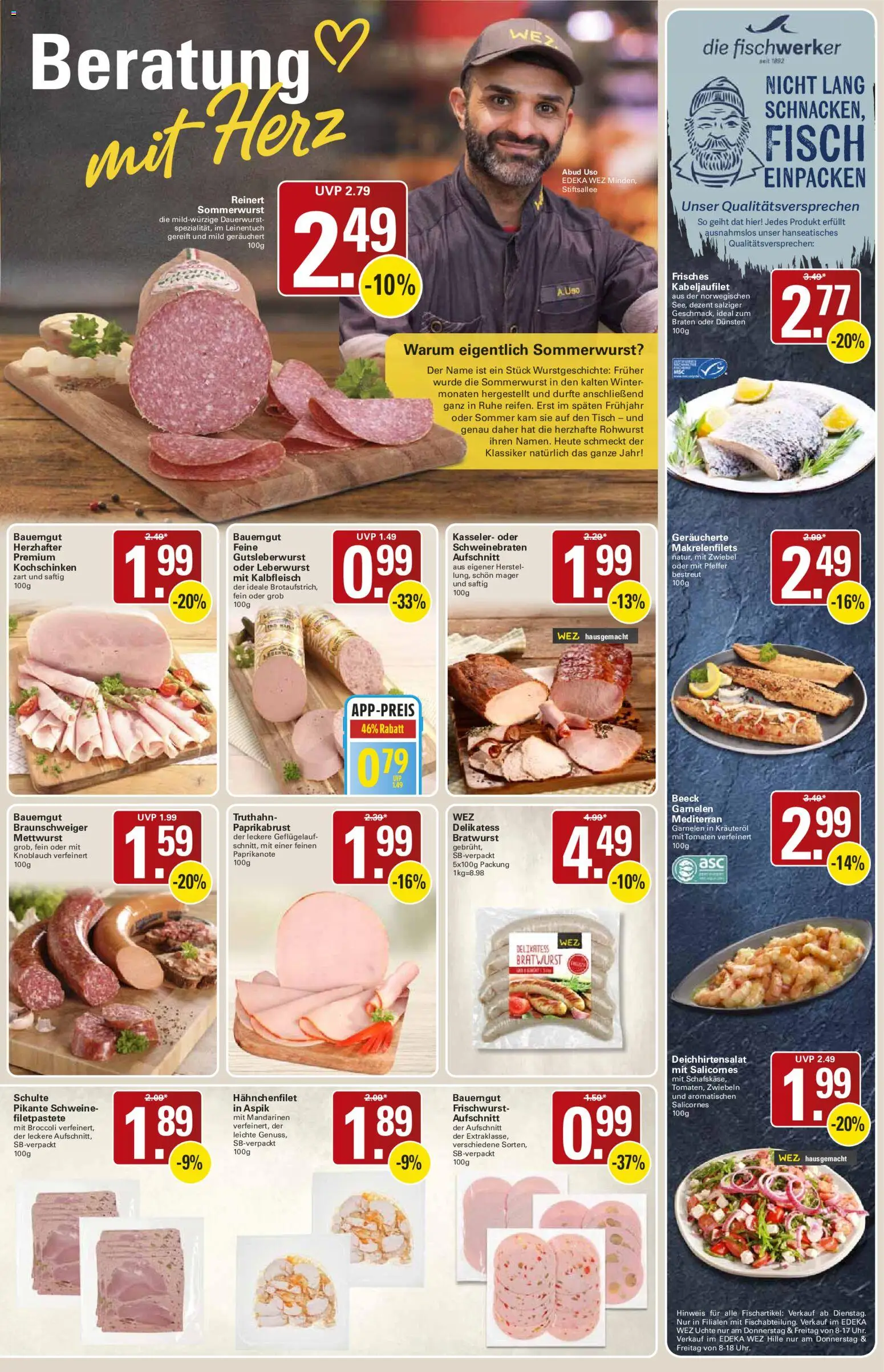 WEZ Prospekt – gültig ab 21.09.2026 | Seite: 5 | Produkte: Tisch, Bratwurst, Zwiebeln, Knoblauch