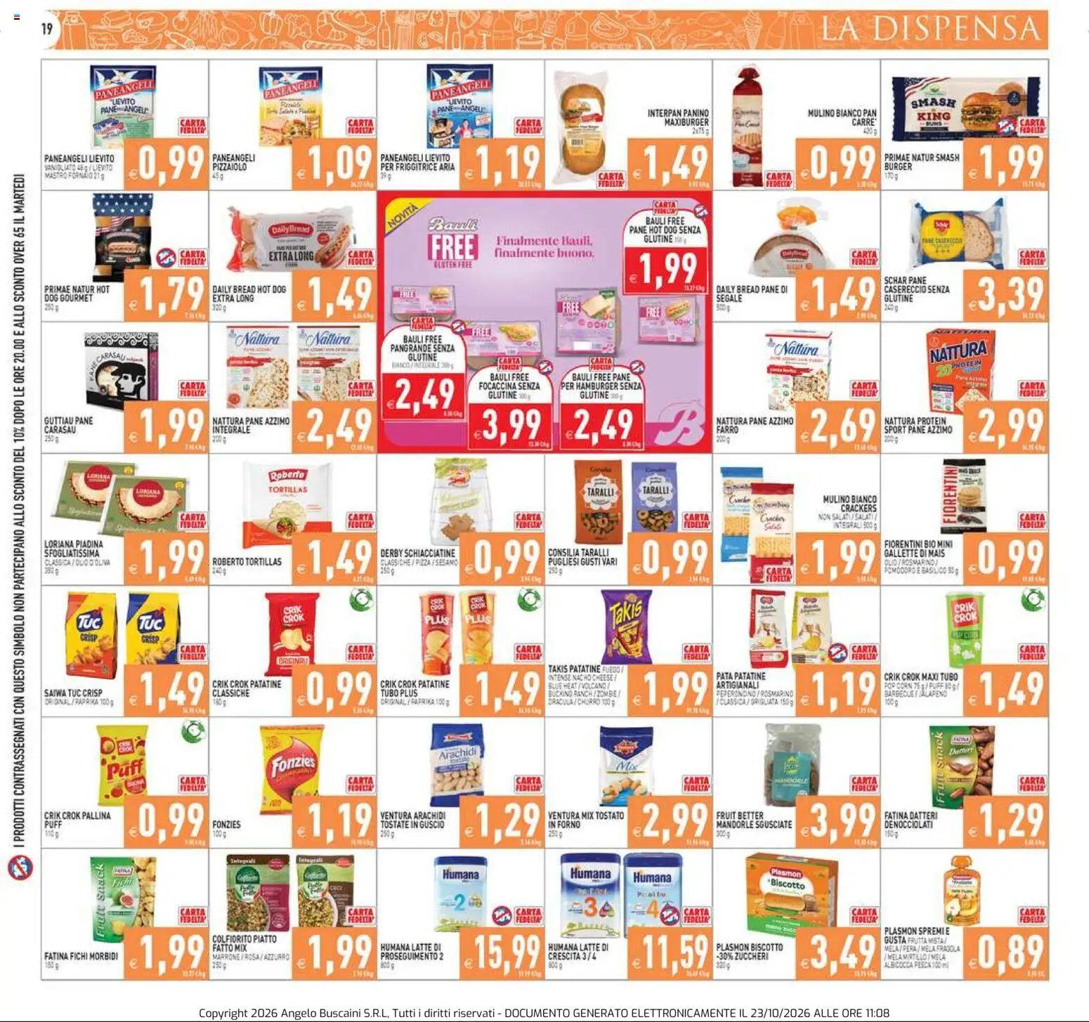 Volantino PIM Supermercati del 23/10/2026 | Pagina: 19