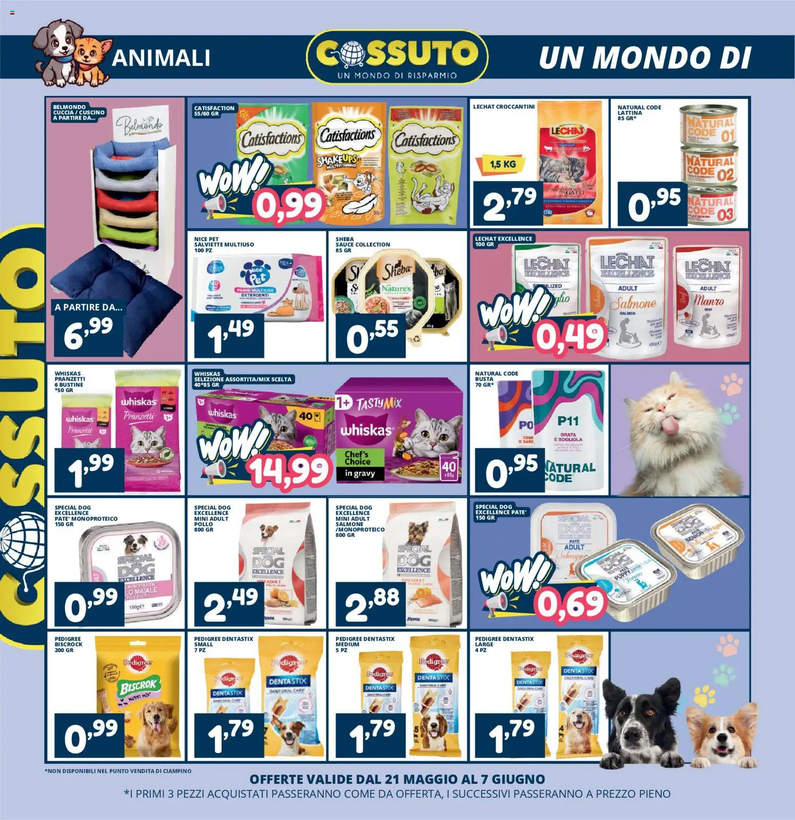 Volantino Cossuto del 21.05.2026 | Pagina: 8 | Prodotti: Maiale, Salmone, Sogliola, Tonno