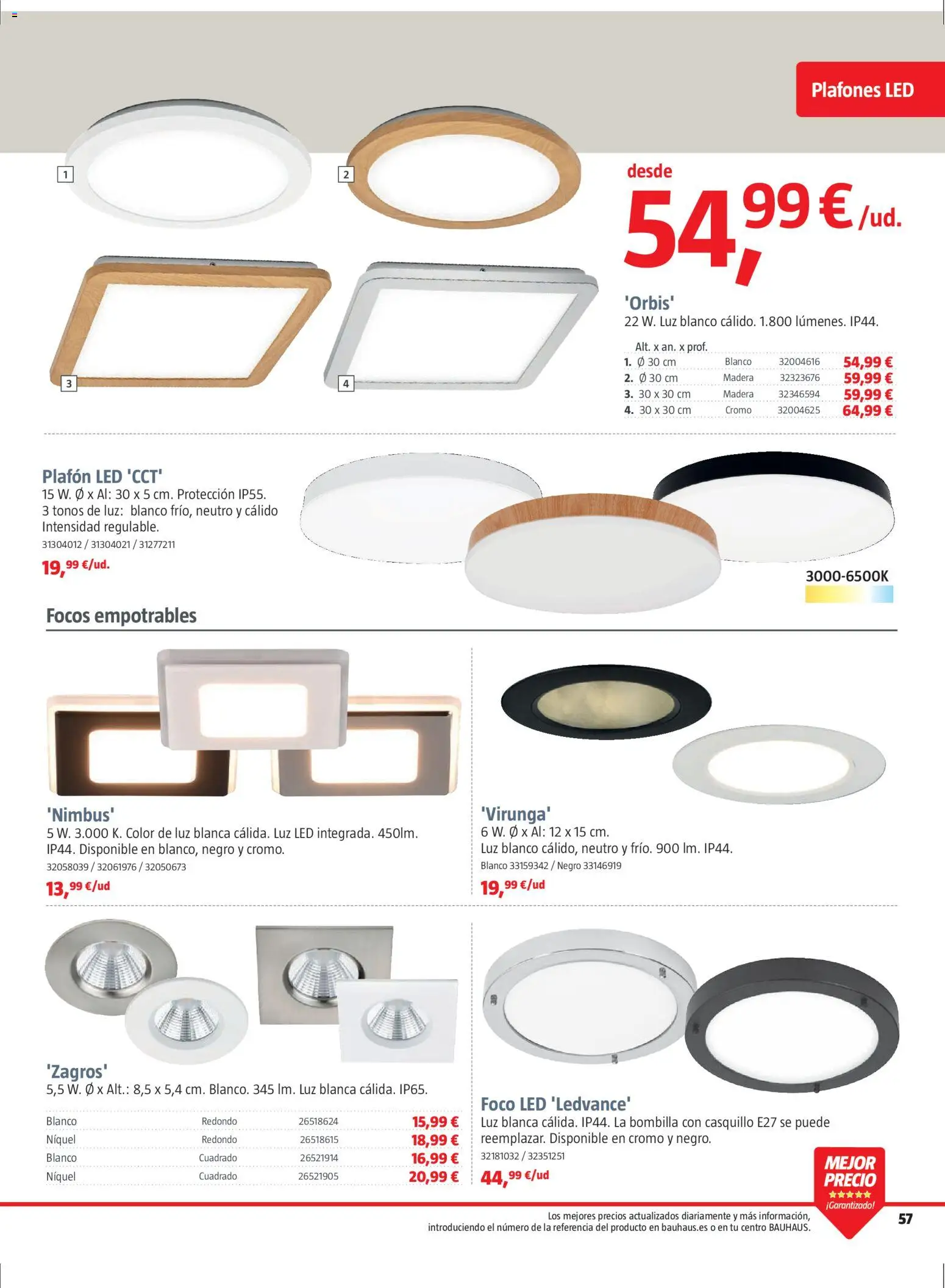 Bauhaus folleto Renueva │ válido desde el 02.03.2026 | Página: 57 | Productos: Bombilla