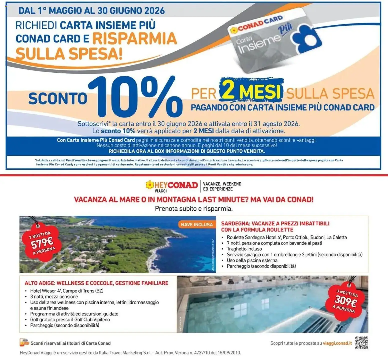 Volantino Conad del 03.06.2026 | Pagina: 37 | Prodotti: Ombrellone, Piscina, Data