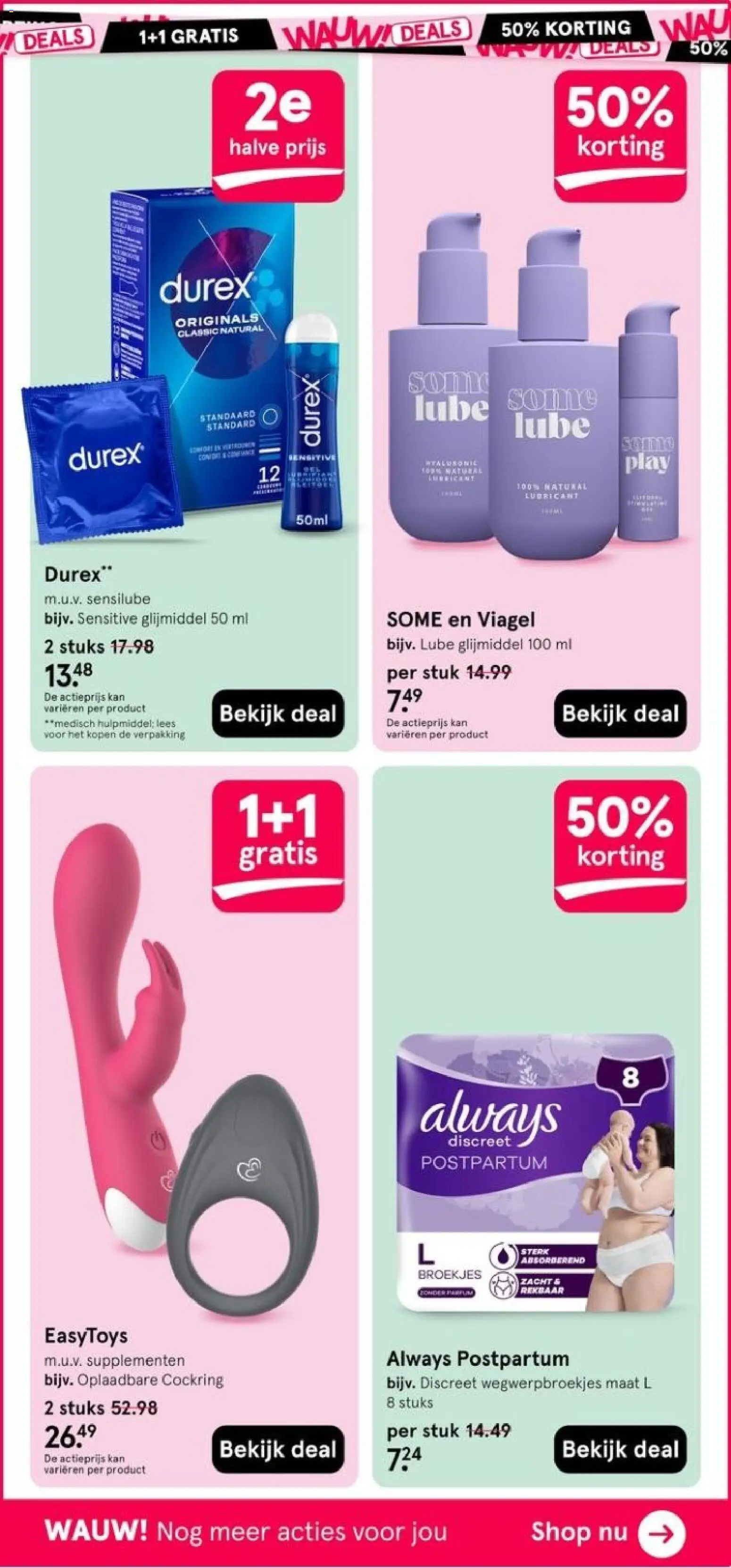 {H1} | Pagina: 49 | Producten: Glijmiddel, Kan, Supplementen