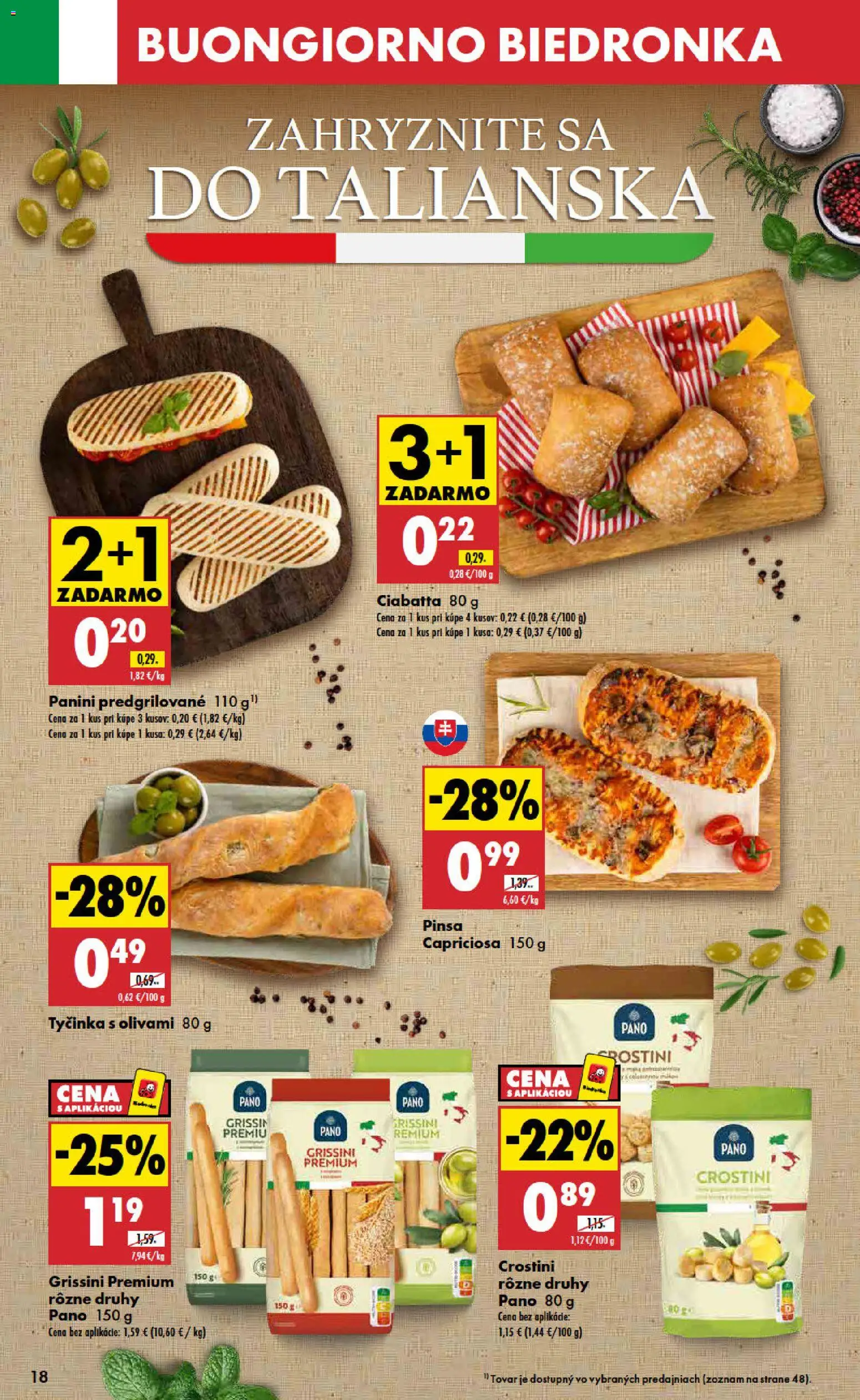 Nové Biedronka akcie – leták je platný od 23.07.2026 | Strana: 18 | Produkty: Pizza