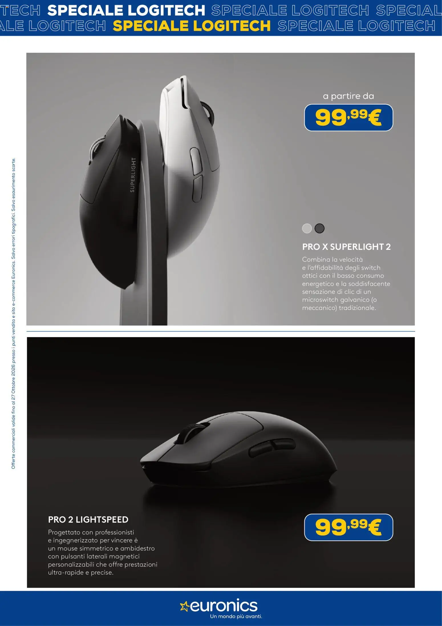 Volantino Euronics del 22/10/2026 | Pagina: 4 | Prodotti: Mouse, Basso