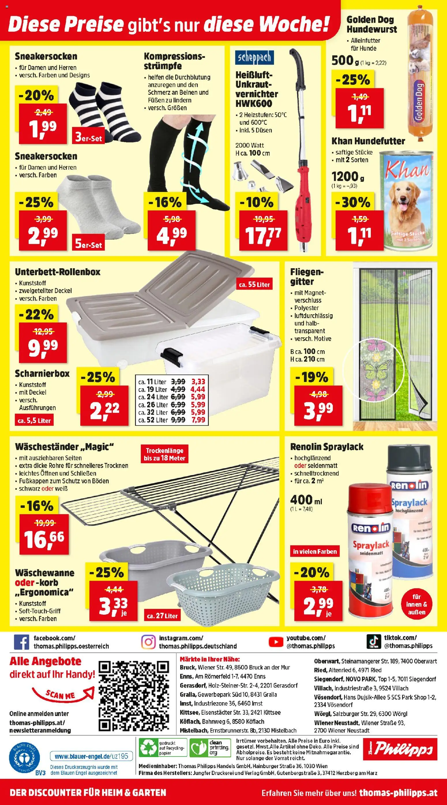 Thomas Philipps Flugblatt gültig ab 26.05.2026 | Seite: 19 | Produkte: Korb, Balles de ping-pong