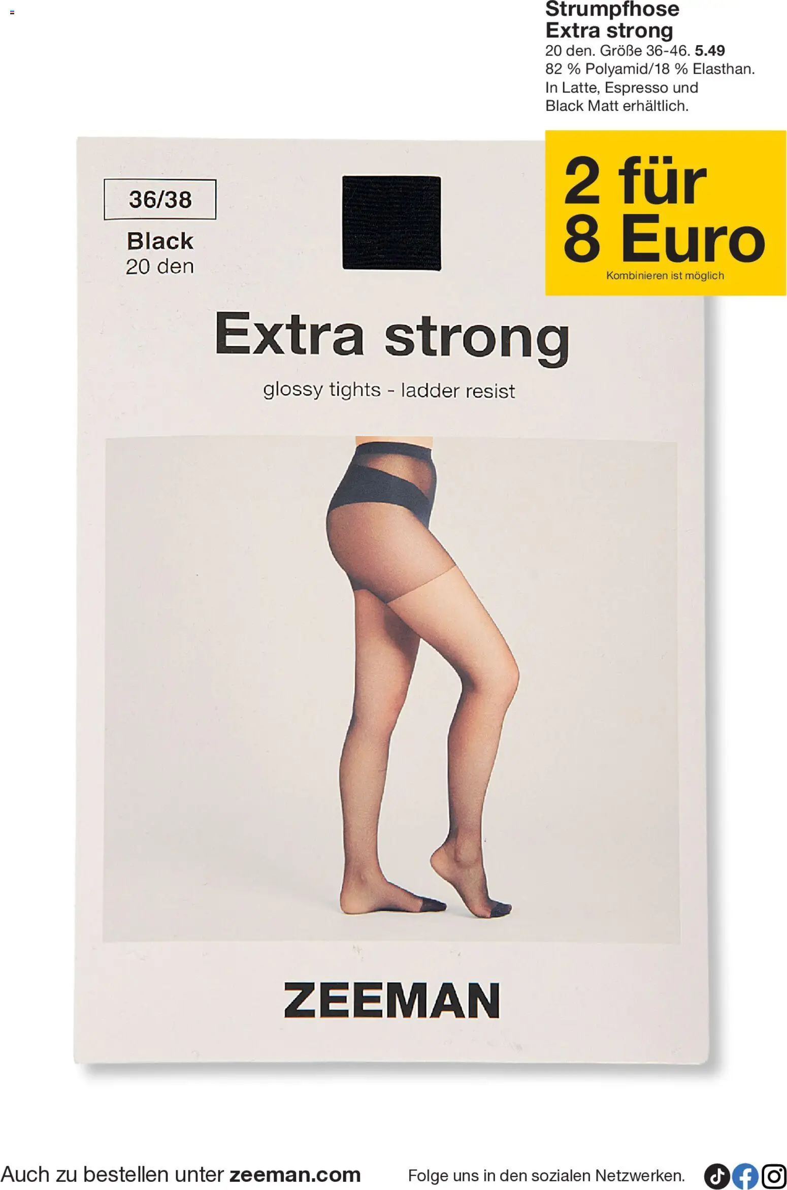 Zeeman Prospekt – gültig ab 22.08.2026 | Seite: 23 | Produkte: Strumpfhose