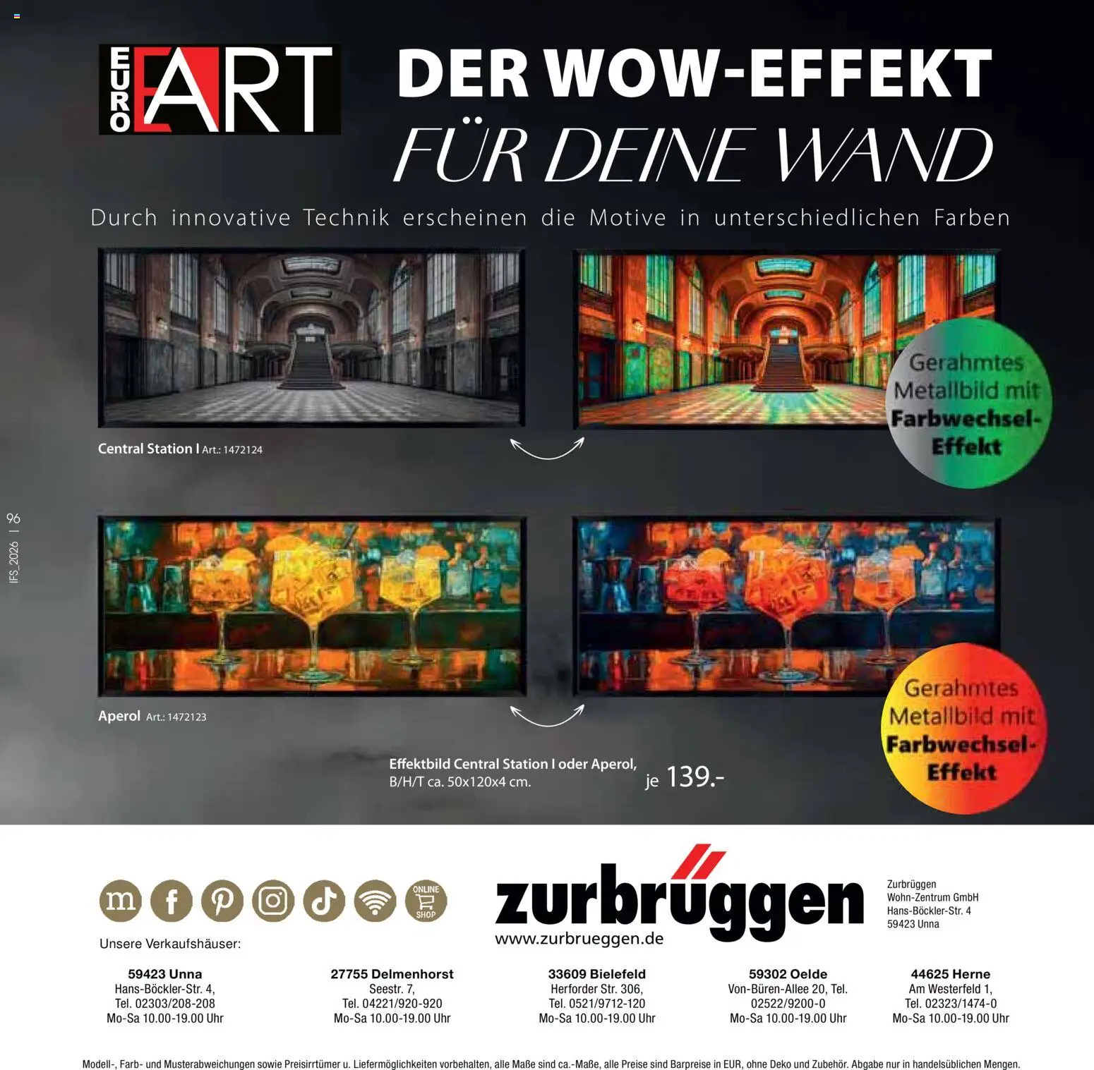 Zurbrüggen Frühlings-Boten – gültig ab 14.04.2026 | Seite: 94 | Produkte: Aperol, Uhr
