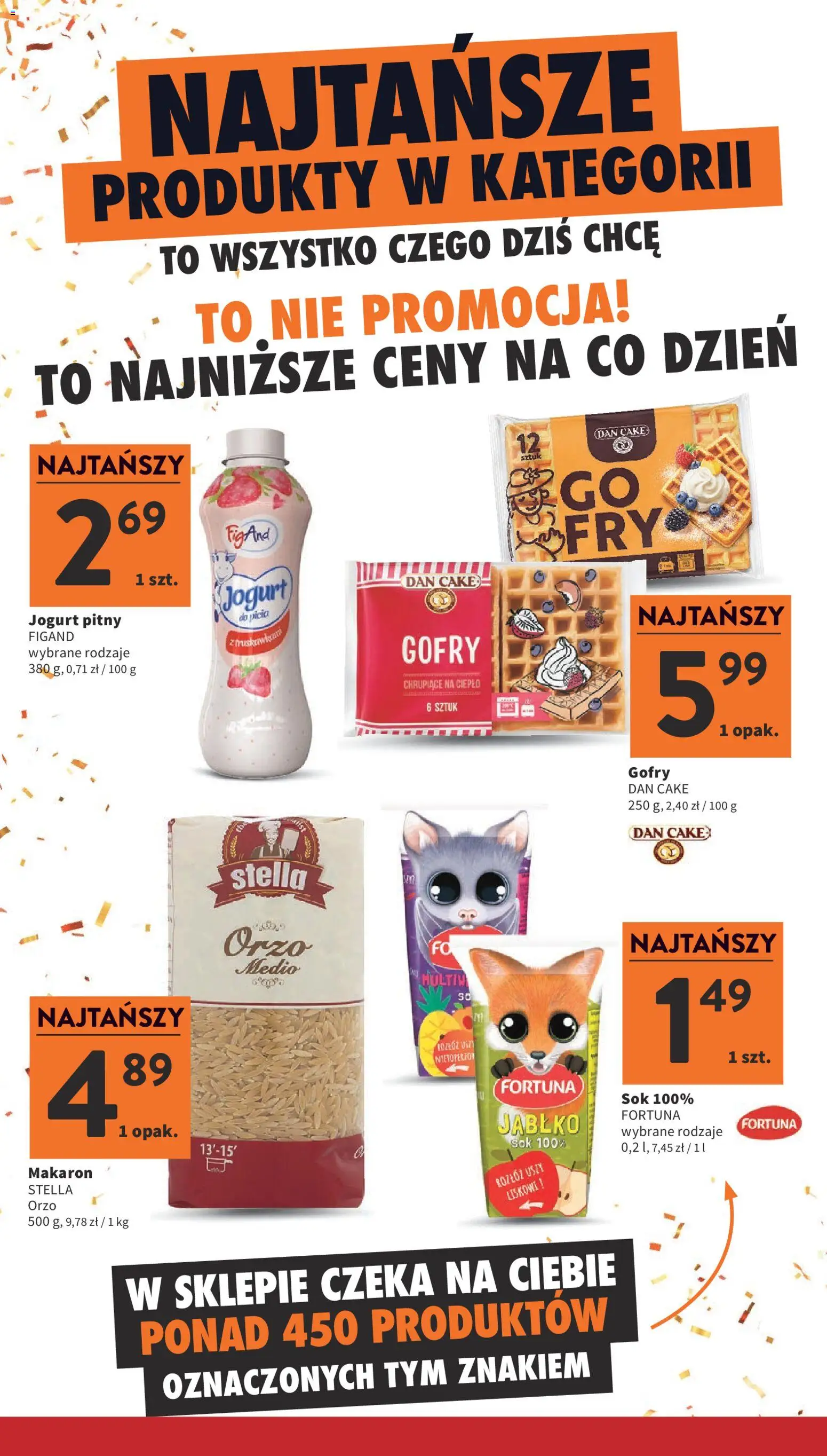 Intermarche gazetka od 01.10.2026 | Strona: 38 | Produkty: Jogurt pitny, Gofry, Jogurt, Makaron