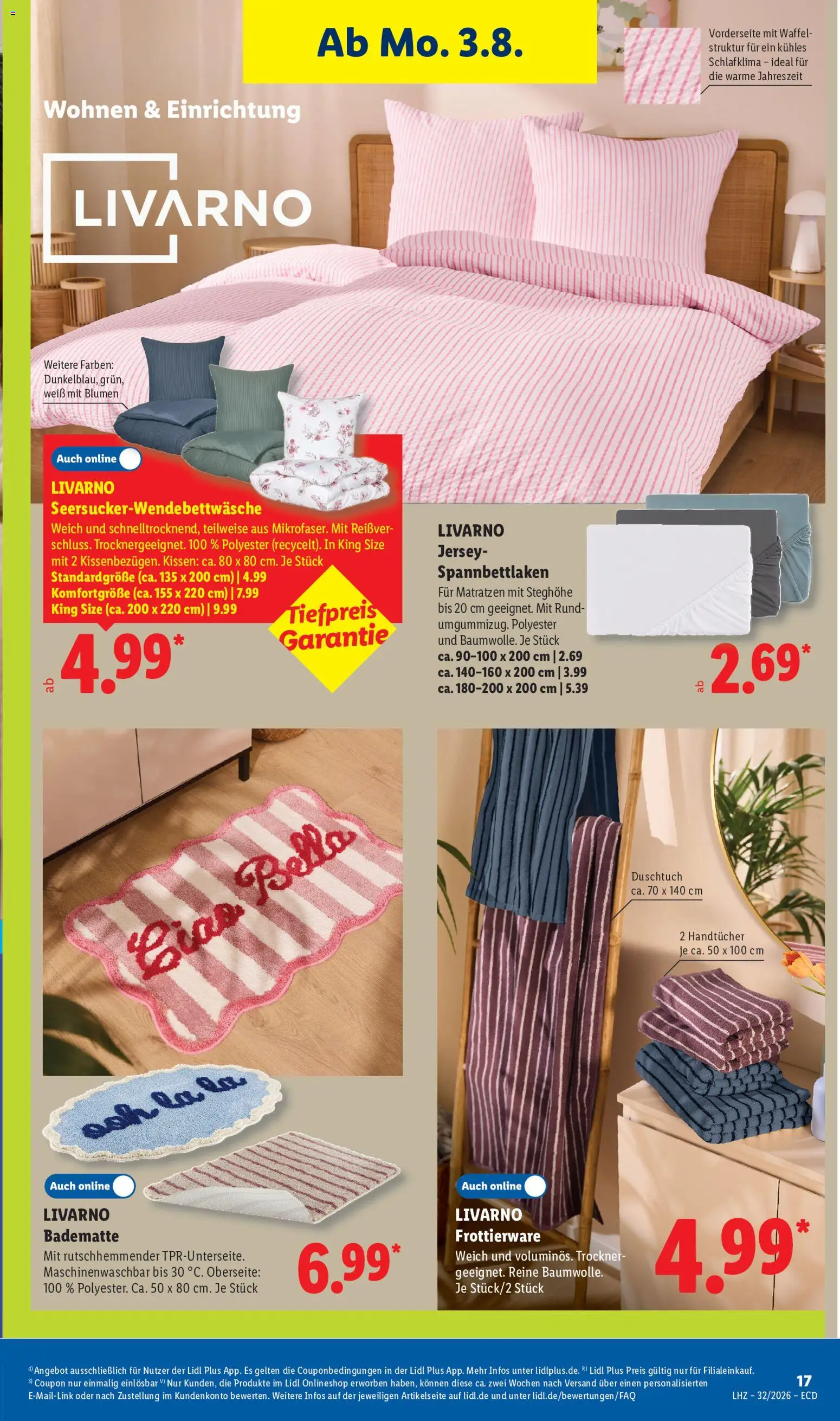 Lidl Angebot der Woche – gültig ab 03.08.2026 | Seite: 11 | Produkte: Trockner, Kissen, Blumen