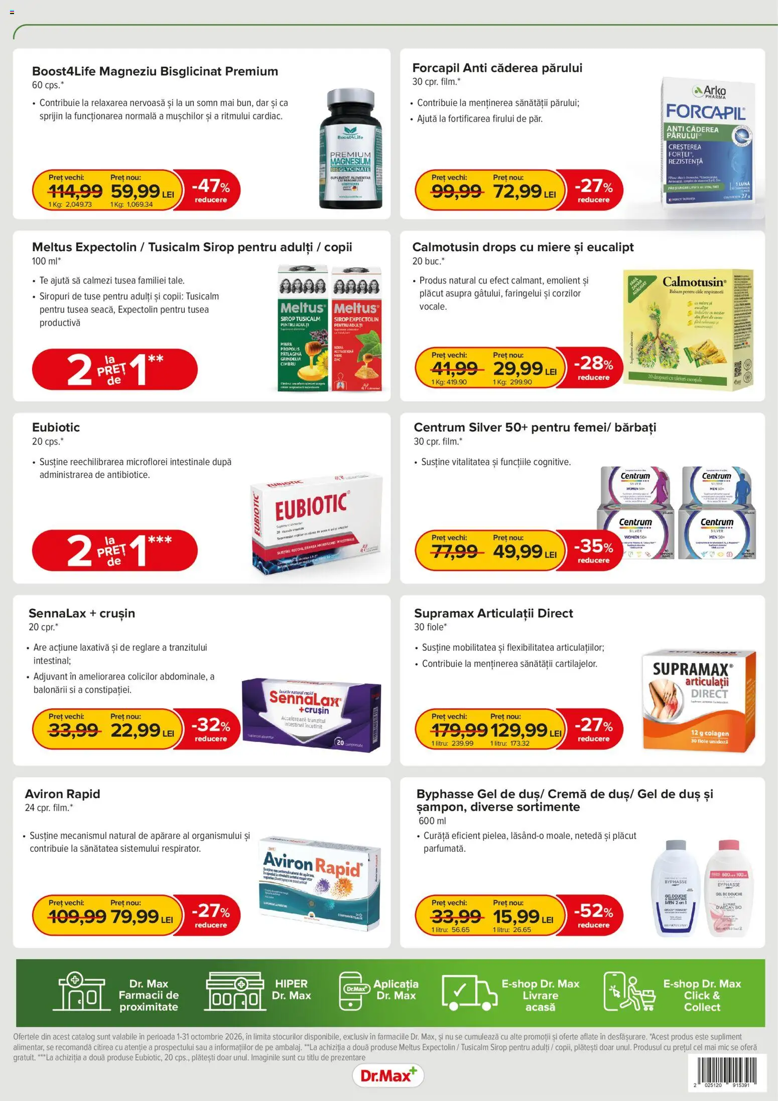 Noul catalog Dr.Max – valabil de la 01.10.2026 | Pagină: 8