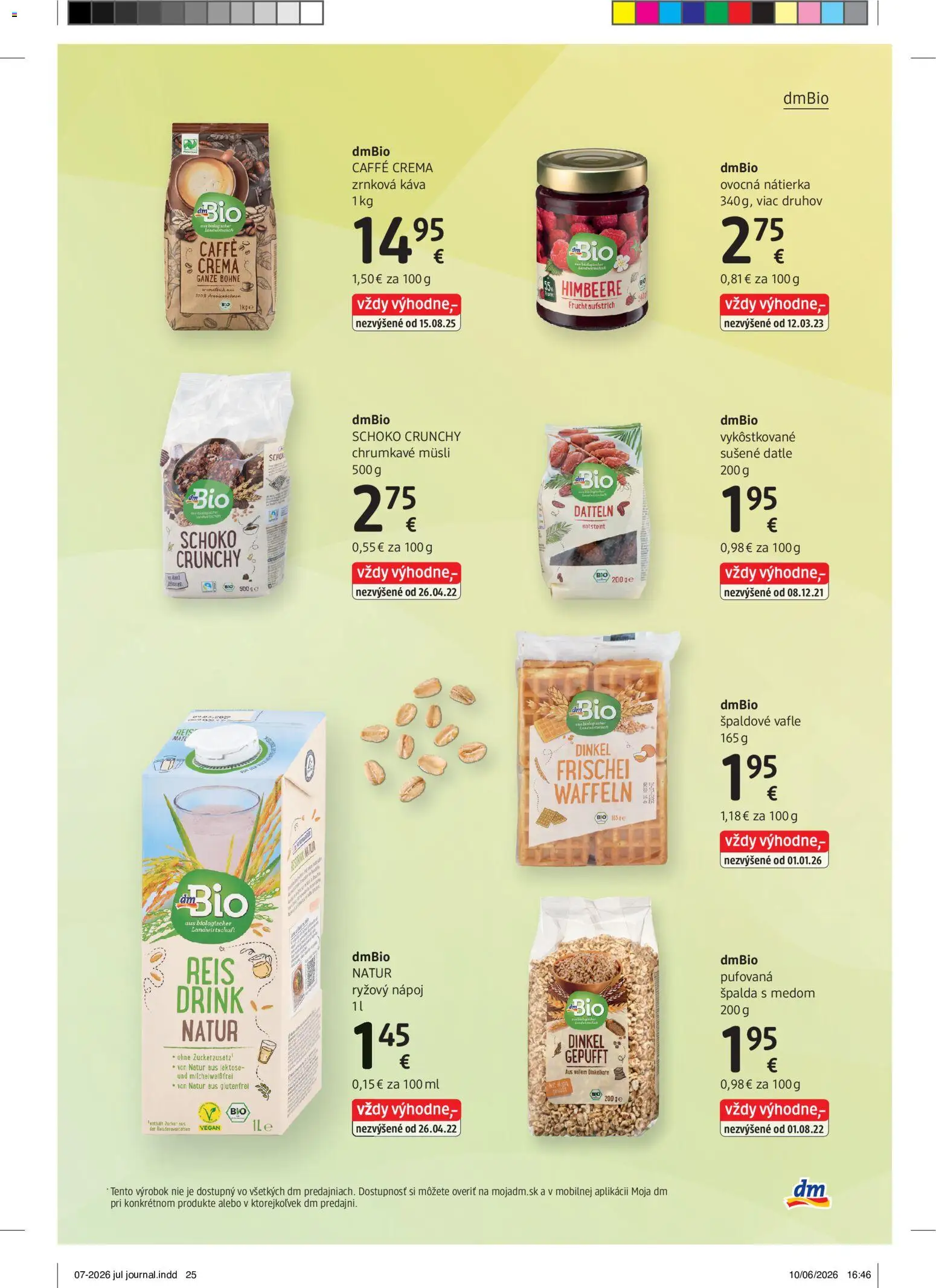 Nové dm drogerie akcie – leták je platný od 01.07.2026 | Strana: 25