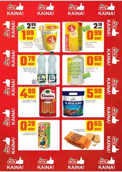 ČIA MARKET leidinys galioja nuo 12.05.2026 | Puslapis: 19 | Prekių: Sausainiai, Dešrelės, Pienas, Grietinė