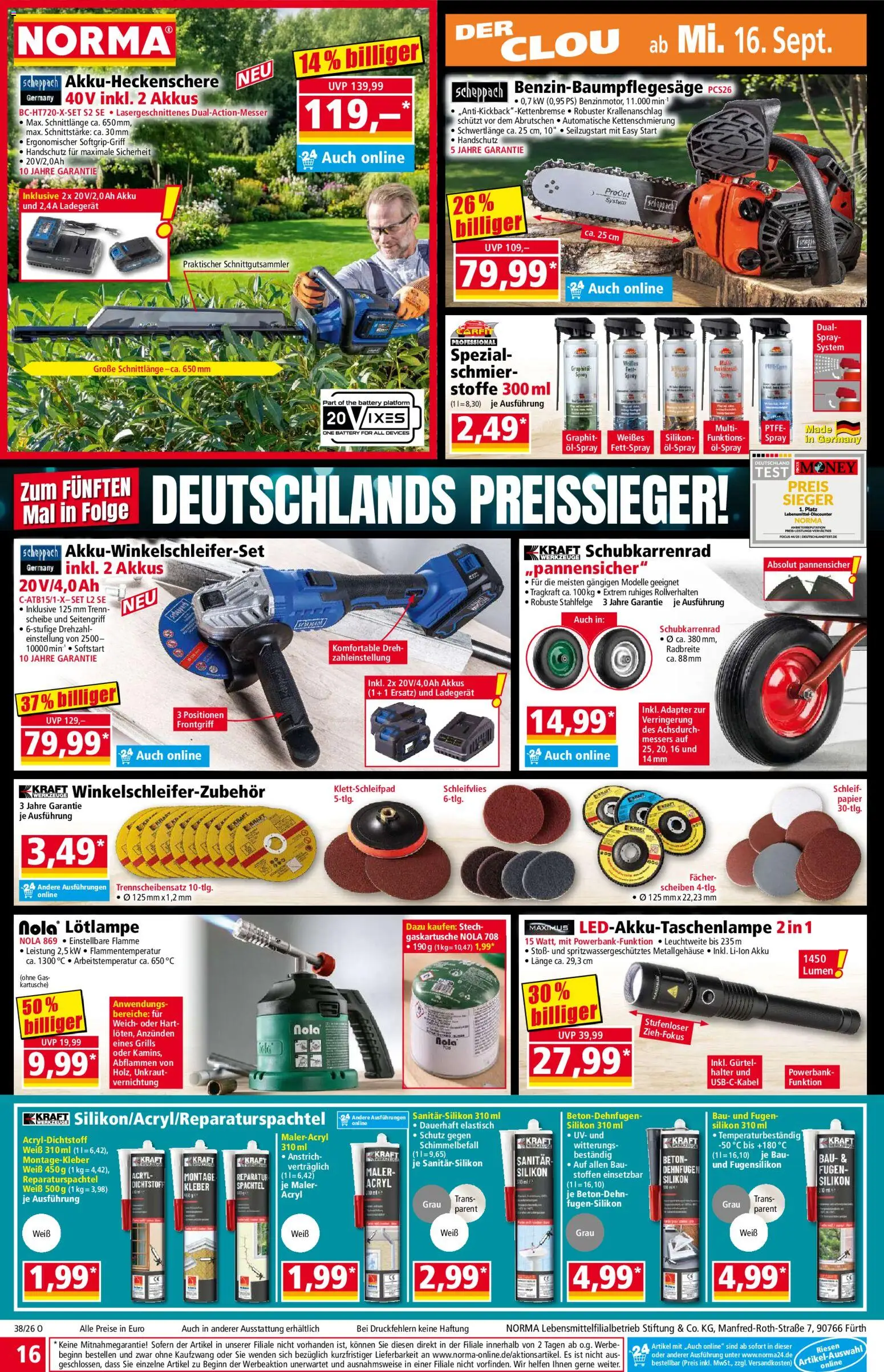 Norma Prospekt – gültig ab 14.09.2026 | Seite: 16