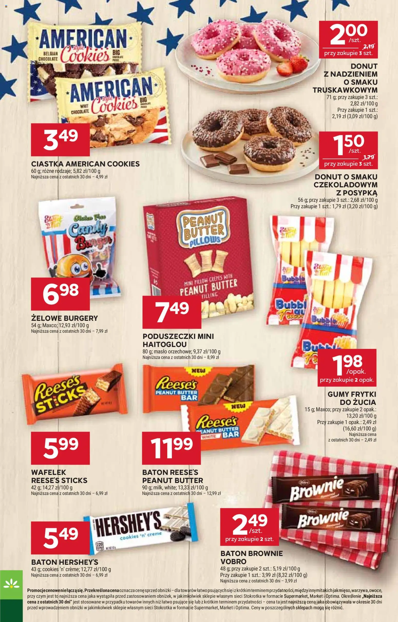 Stokrotka gazetka - Market od 11.06.2026 | Strona: 18 | Produkty: Stokrotka, Gumy, Brownie, Frytki