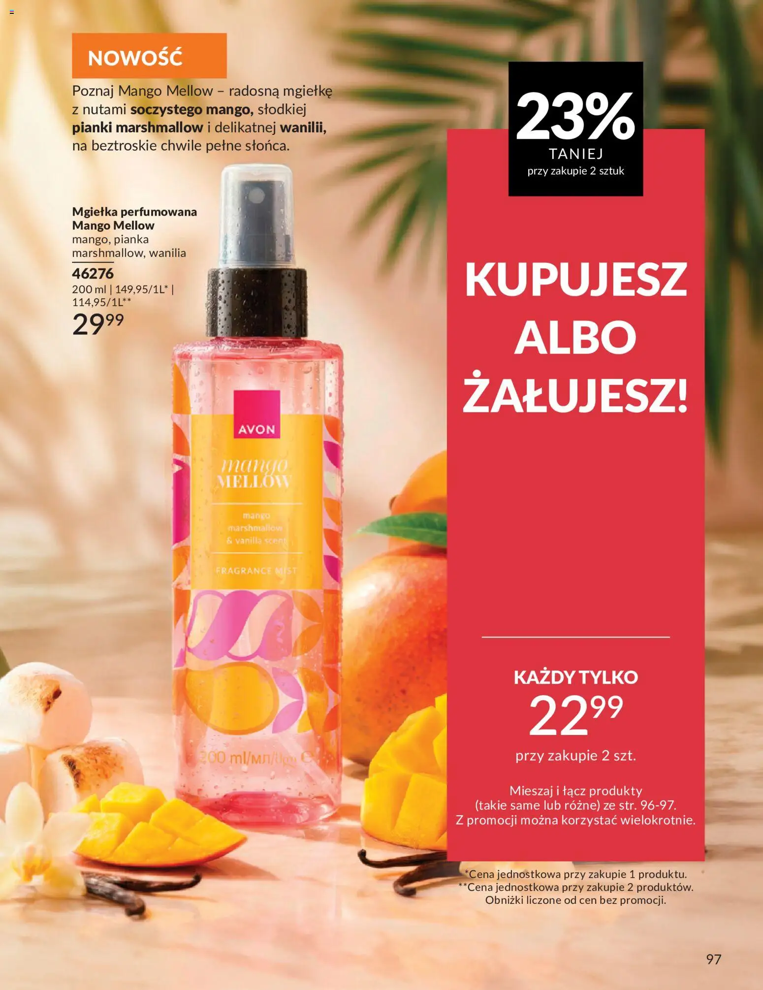 Avon Katalog 6 2026 od 01.06.2026 | Strona: 97 | Produkty: Mango, Pianki marshmallow, Pianki