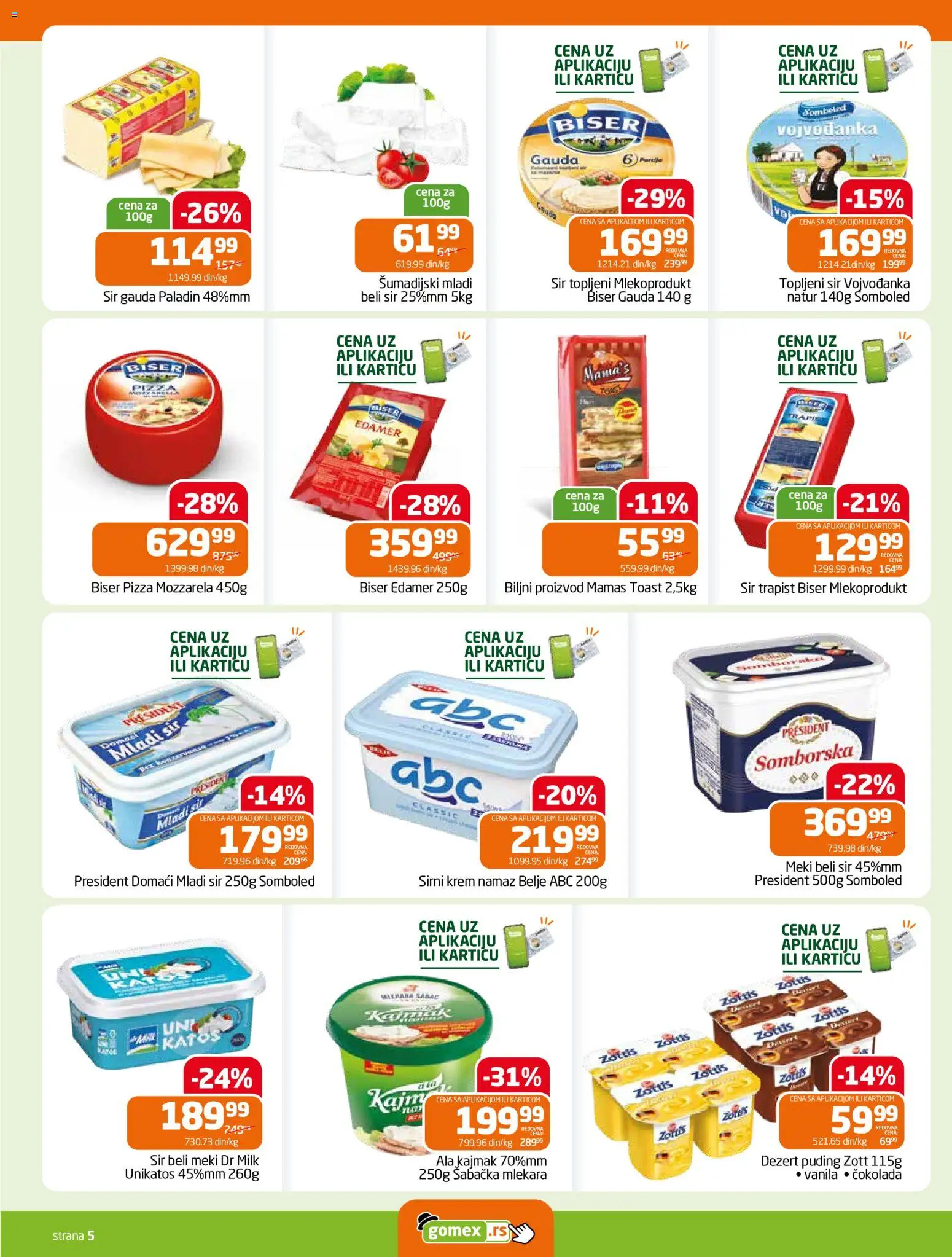 Gomex katalog - važi od 05.08.2026 | Strana: 5