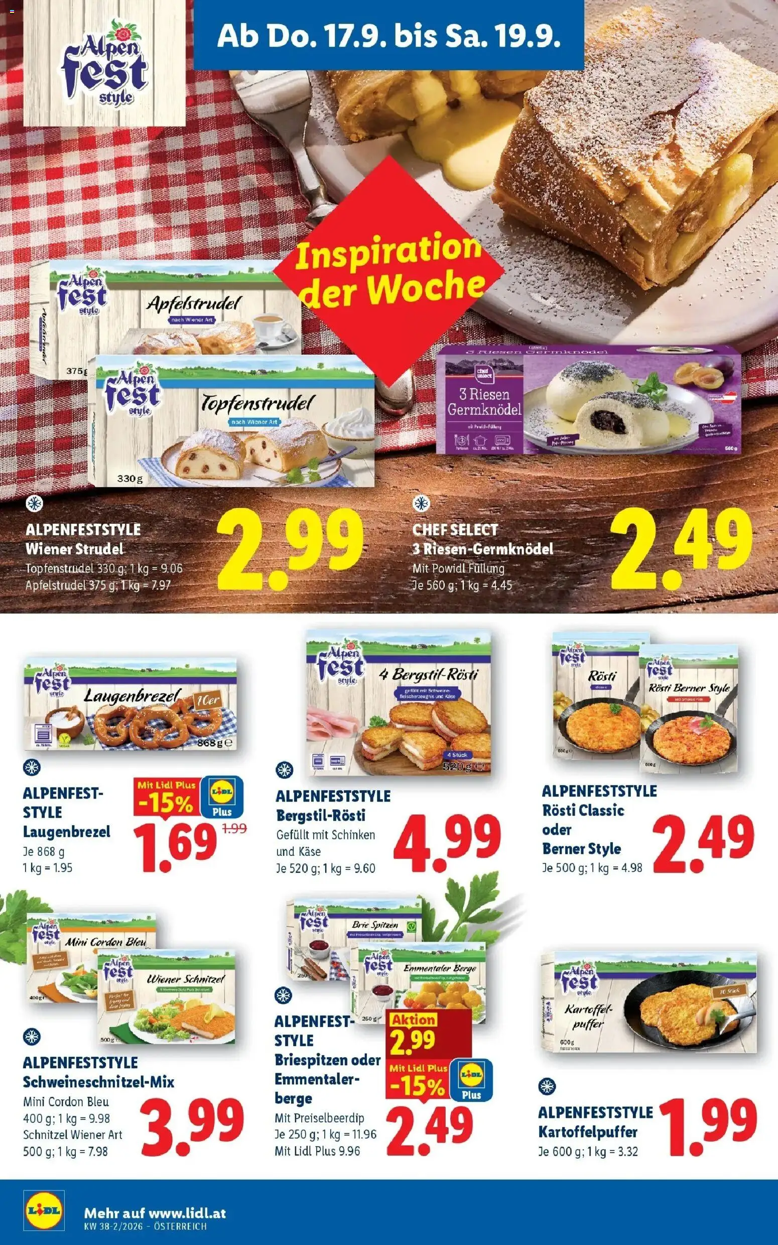 Lidl Flugblatt - Jenbach ab 13.09.2026 - Angebote ab donnerstag | Seite: 16 | Produkte: Apple, Käse, Schinken