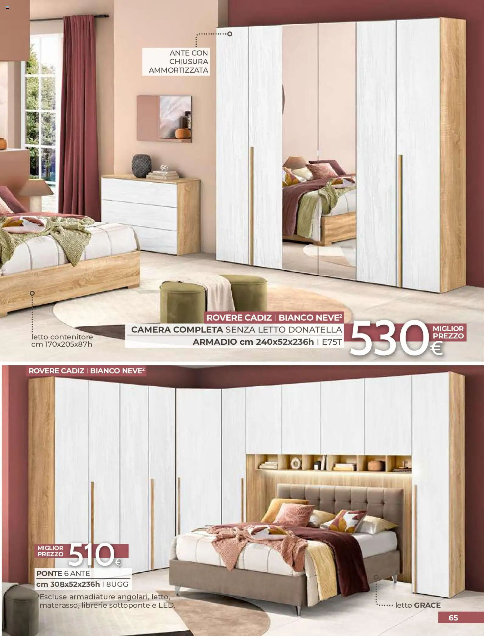 Volantino Mondo Convenienza del 01/09/2026 | Pagina: 67 | Prodotti: Letto contenitore, Contenitore, Letto, Armadio