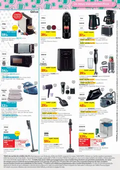 Pré-visualização Auchan - Tecno Escolar válido de 19/08/2026 | Página: 7 | Produtos: Ferro a vapor, Máquina de café, Máquina de barbear, Café