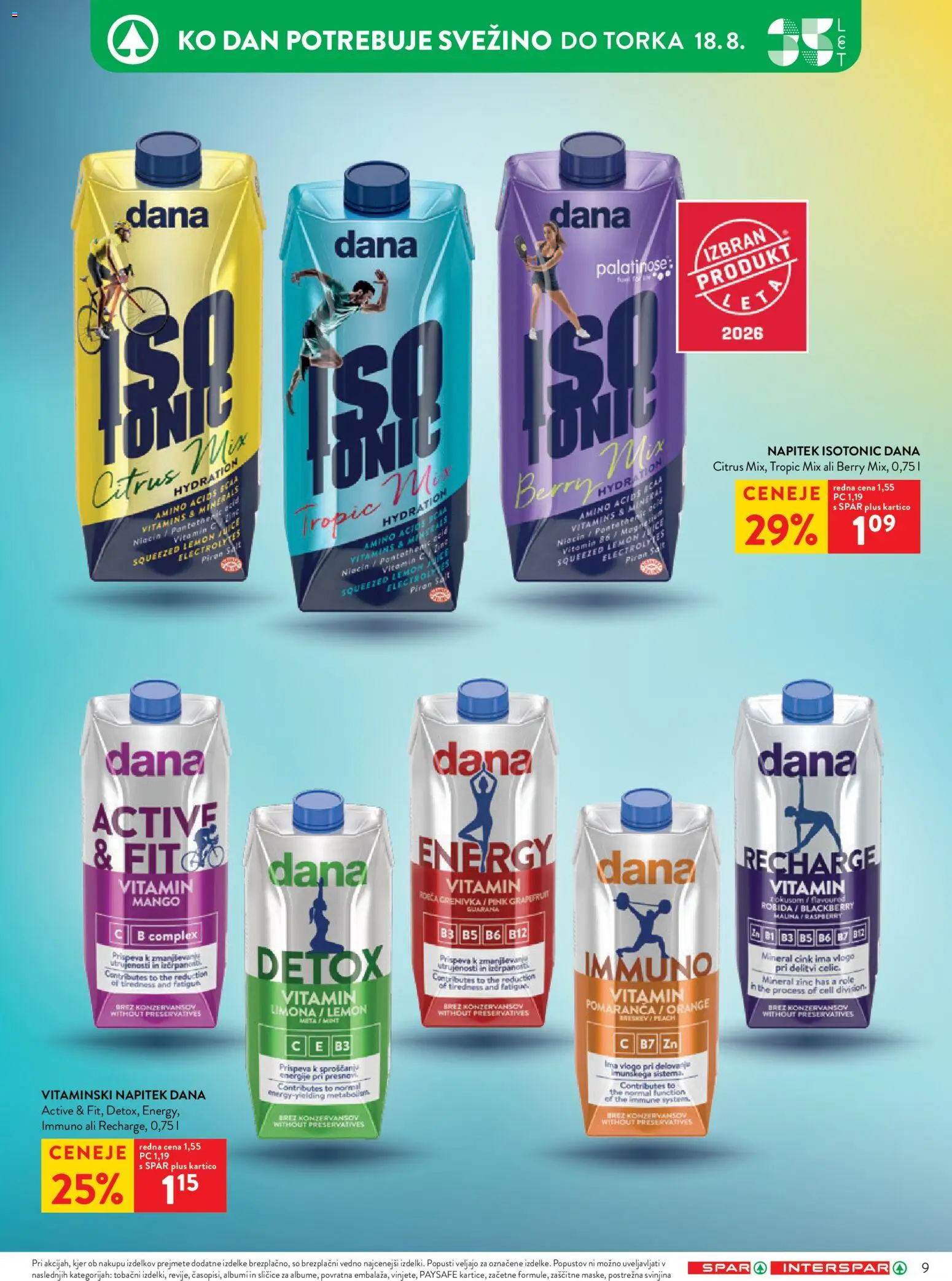 Novi Spar katalog ponudbe – veljaven od 12.08.2026 | Stran: 9 | Izdelki: Grenivka, Limona, Mango