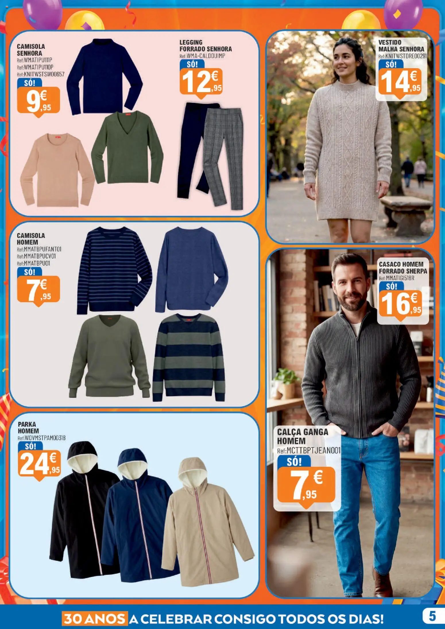 E.Leclerc folheto Aniversário Bazar Lamego │ válido de 15/10/2026 | Página: 5 | Produtos: Vestido, Casaco, Camisola, Calça