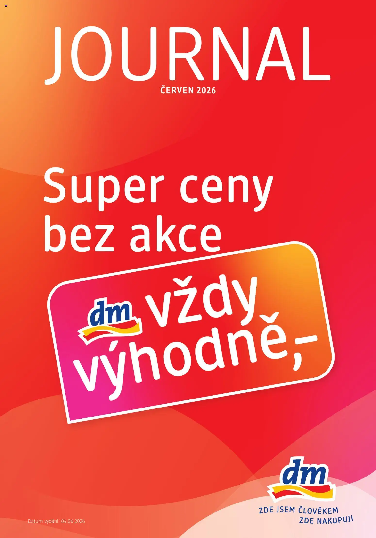 dm drogerie leták od 04.06.2026 | Strana: 1