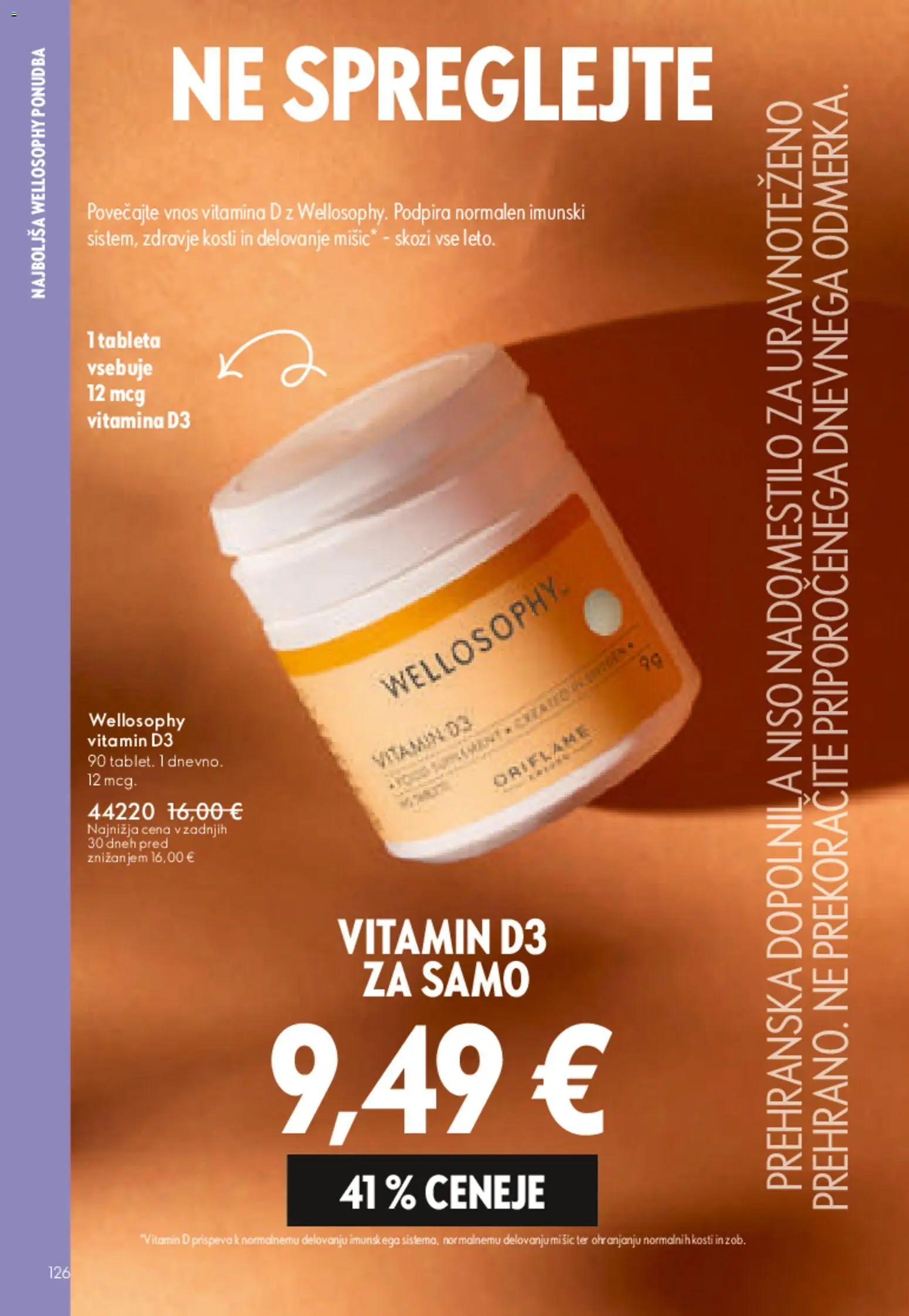 Novi Oriflame katalog ponudbe – veljaven od 13.05.2026 | Stran: 125 | Izdelki: Prehranska dopolnila