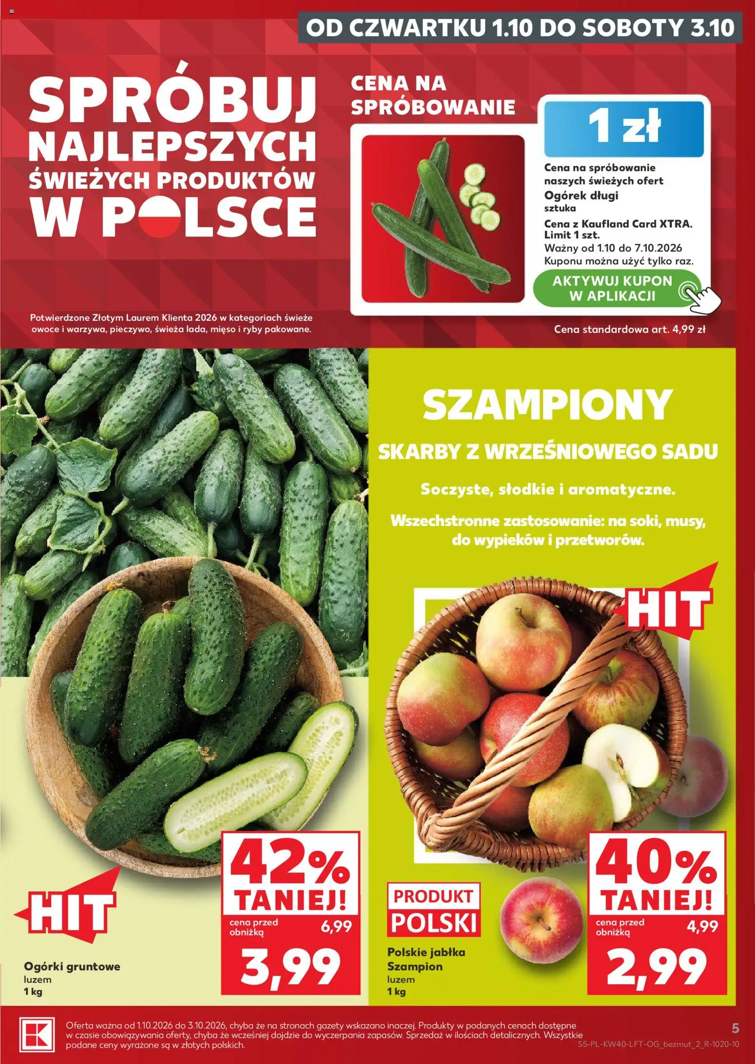 Kaufland gazetka od 01.10.2026 | Strona: 5