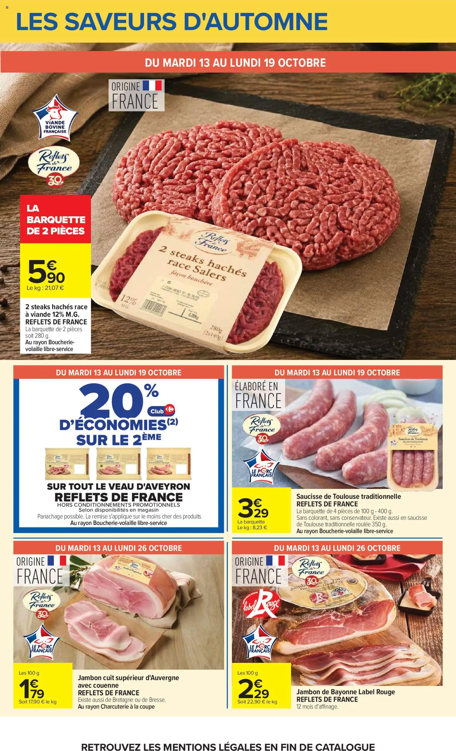 {H1} | Page: 9 | Produits: Volaille, Saucisse de Toulouse, Saucisse, Porc