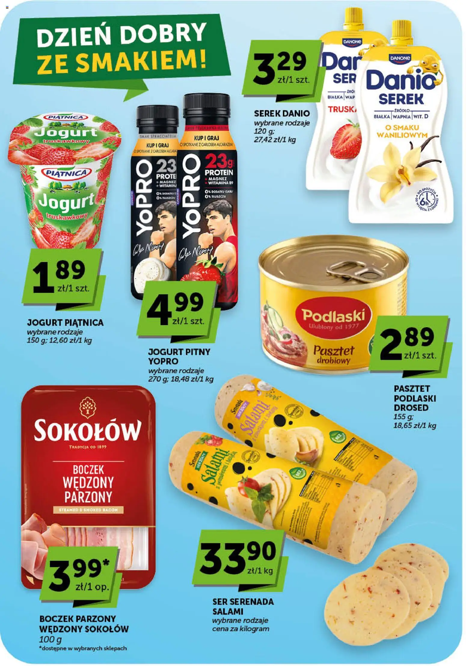 ABC gazetka - Market od 21.05.2026 | Strona: 10 | Produkty: Serek, Jogurt pitny, Boczek, Boczek parzony