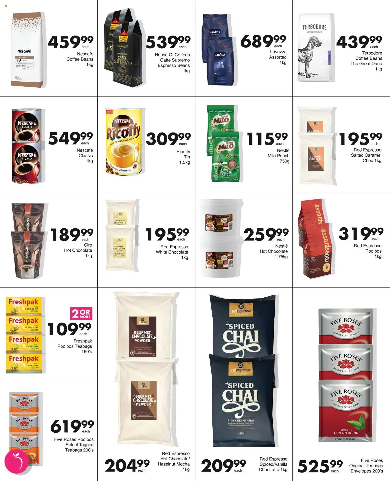 New Save catalogue – valid from 25.05.2026 | Page: 17 | Products: Beans, Hot chocolate, Coffee, Chocolate