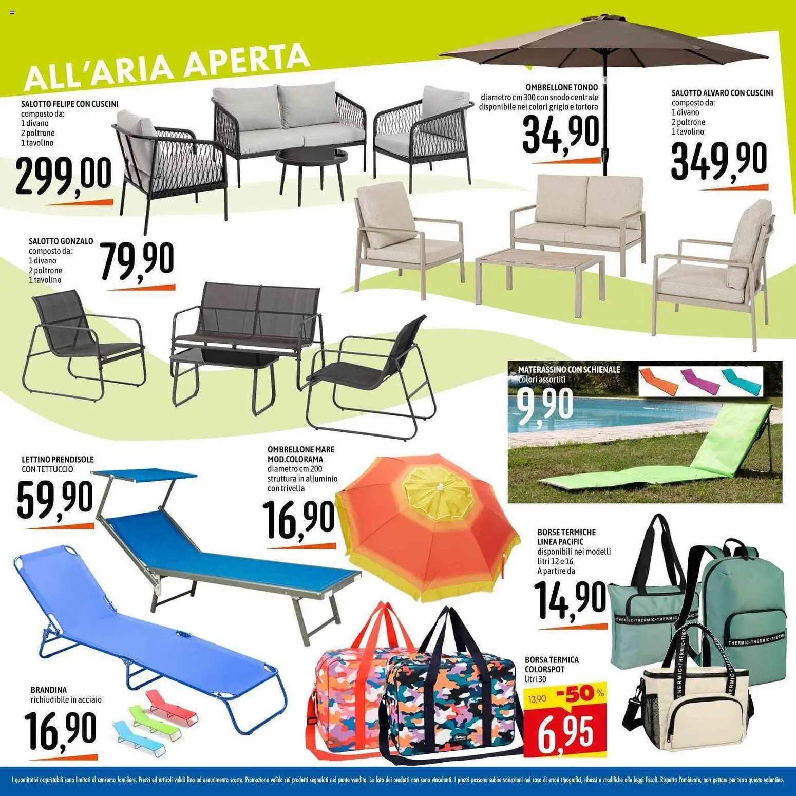 Volantino Emisfero del 30.04.2026 | Pagina: 28 | Prodotti: Tavolino, Lettino, Alluminio, Terra