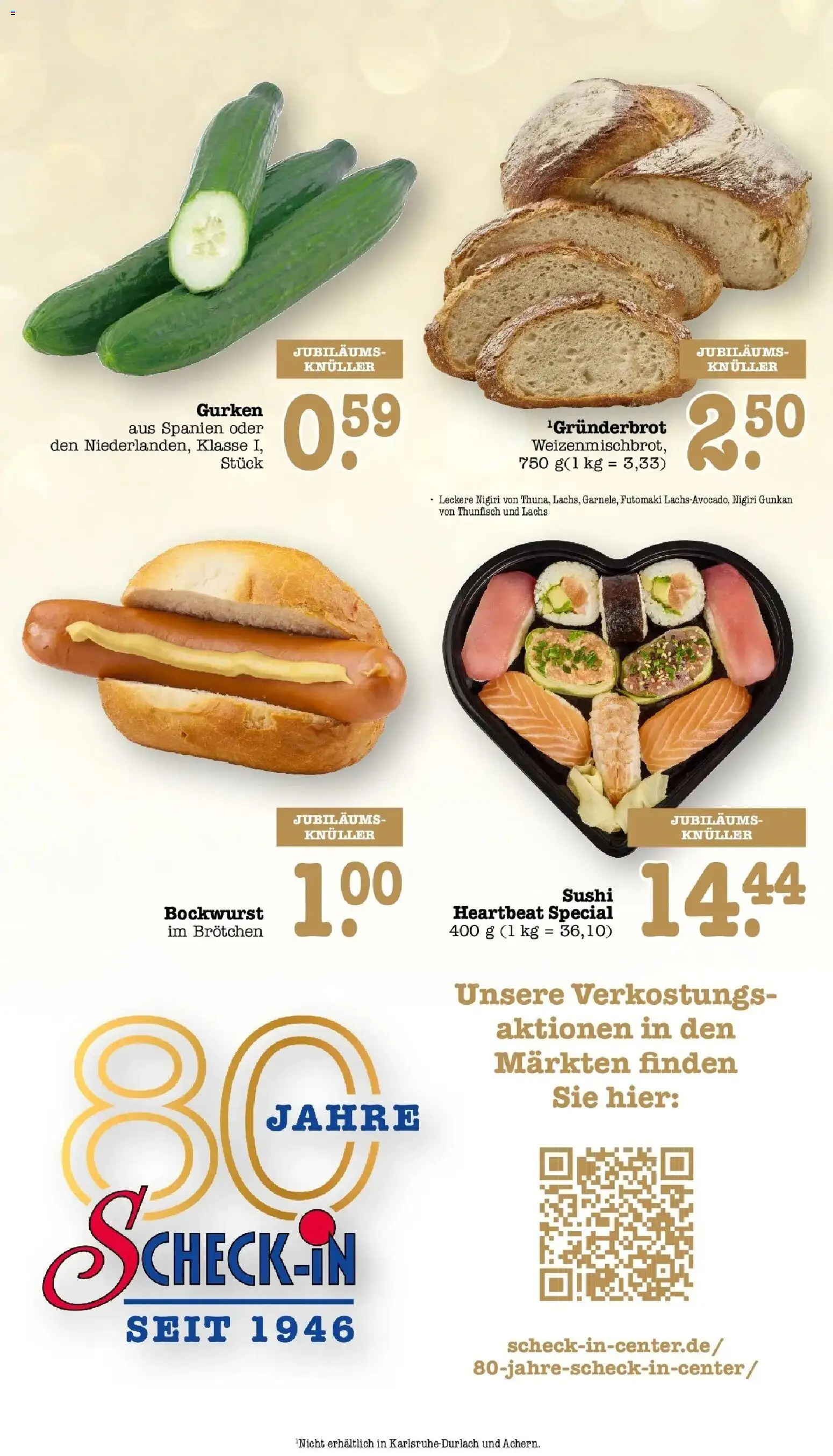Edeka Prospekt Wörth Am Rhein (ab 12.10.2026) » Angebote Online | Seite: 3 | Produkte: Bockwurst, Thunfisch, Lachs, Gurken