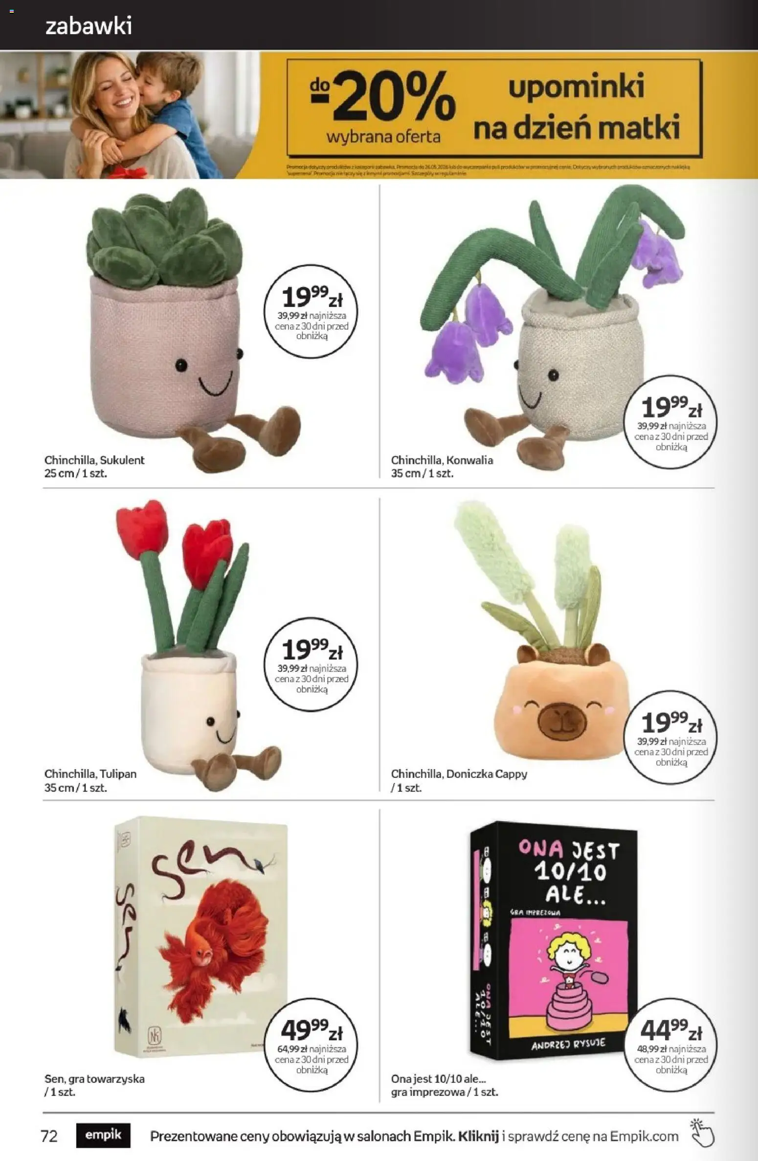 Empik promocje od 06.05.2026 | Strona: 72 | Produkty: Gra, Doniczka